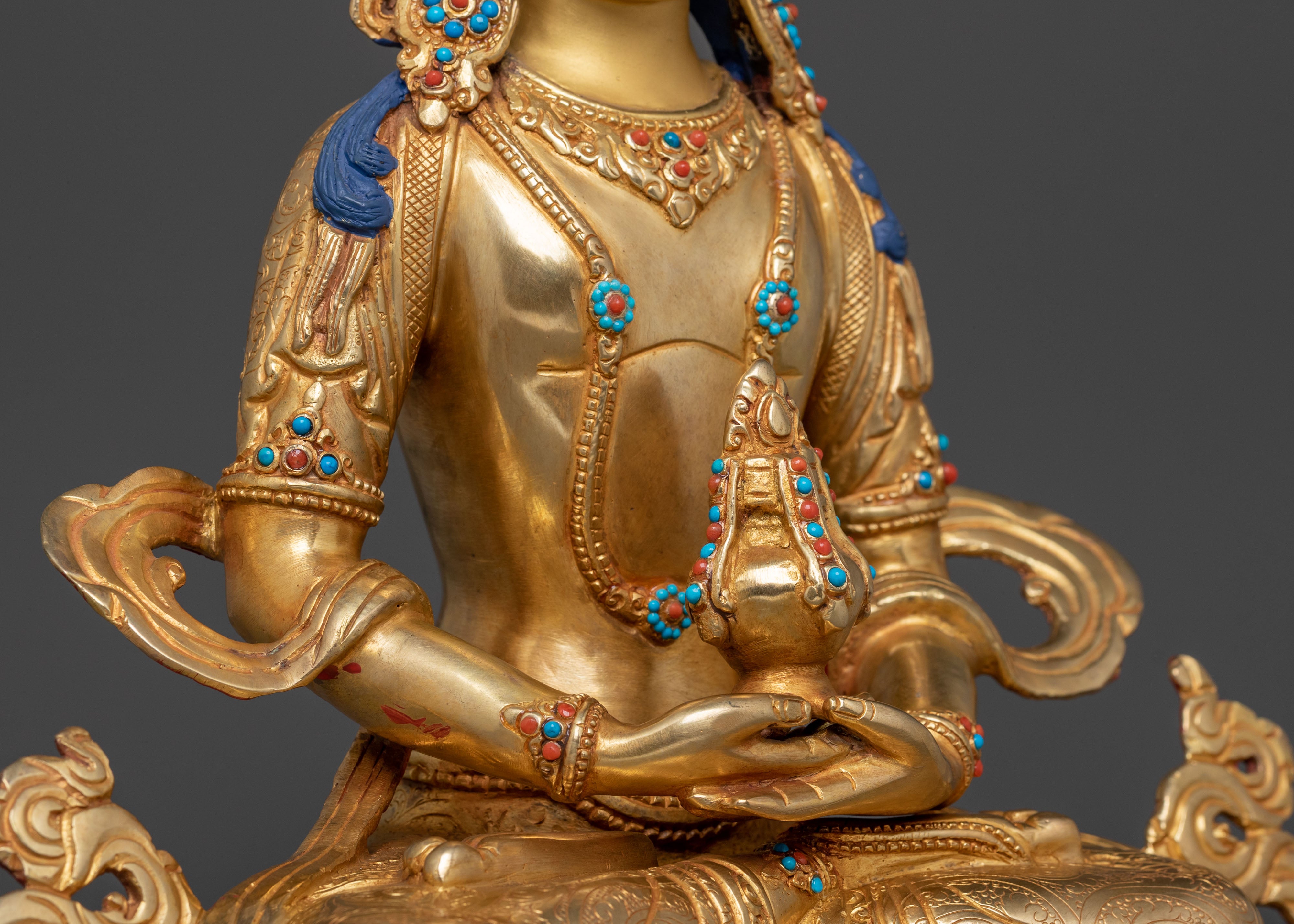 Amitayus Immortal Wisdom Statue | Spiritual Altar Decor