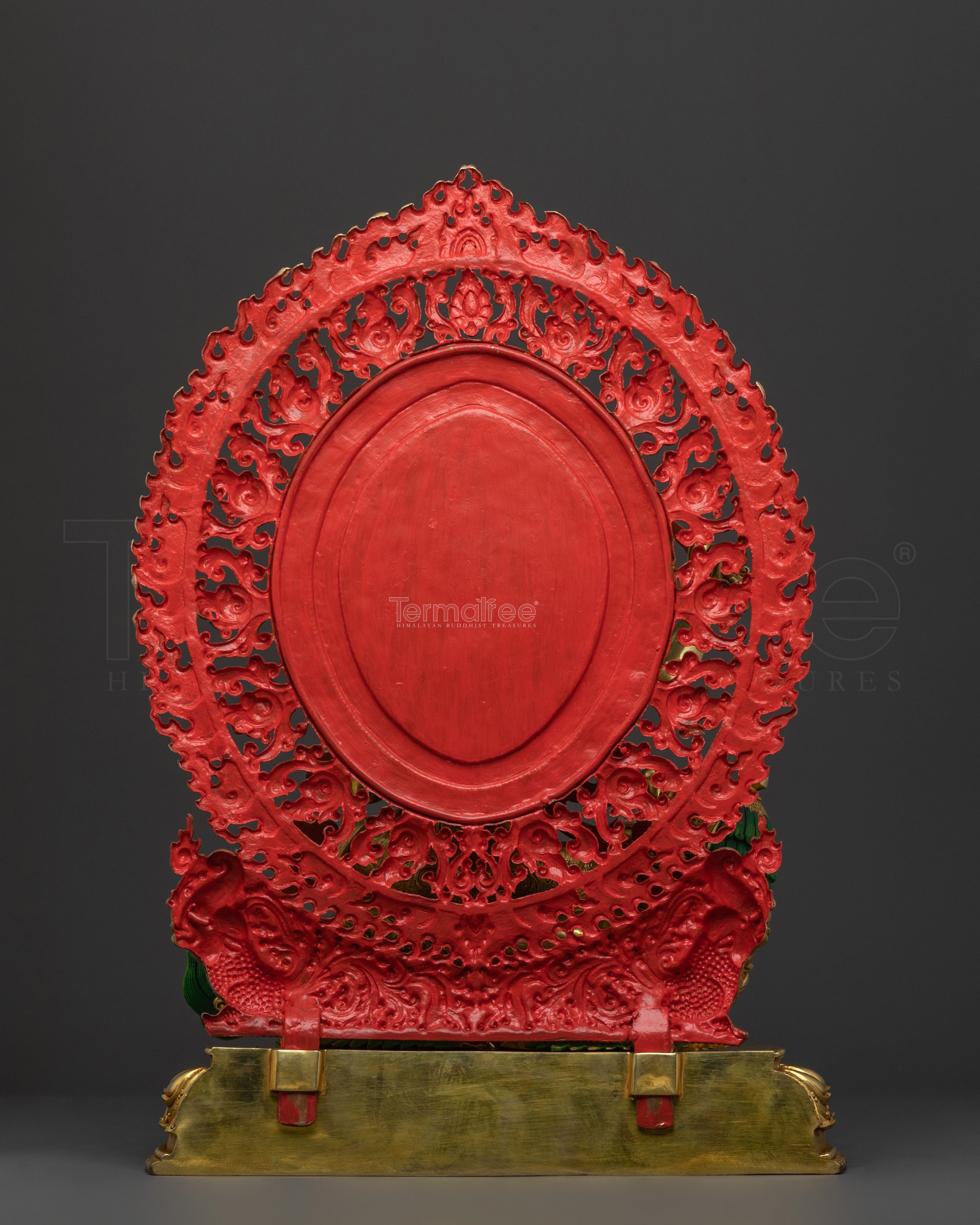 Simhanada Manjushri Sacred Statue for Rituals