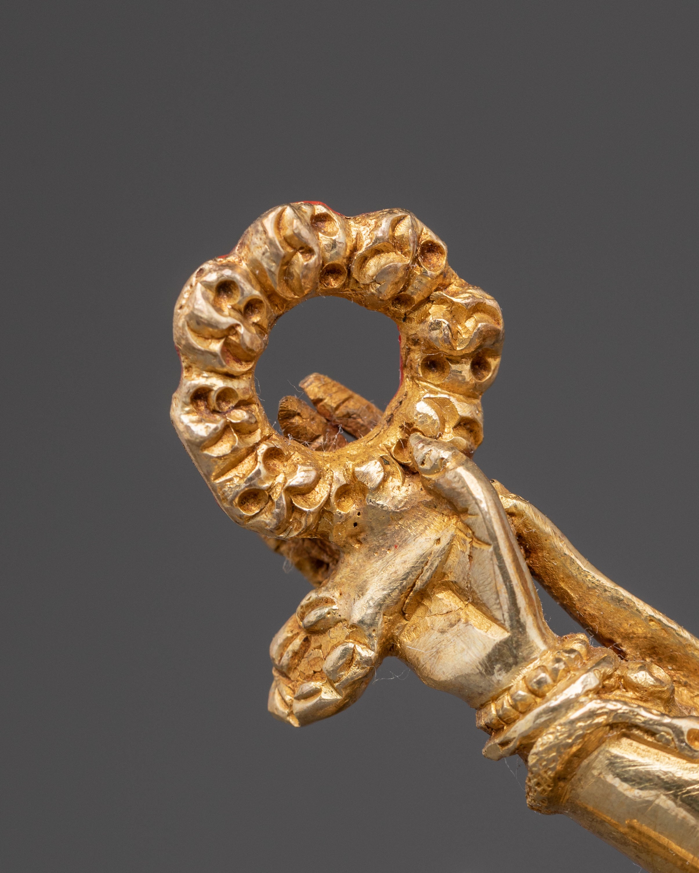 Golden Statue of Six-Armed Mahakala | Dharma Guardian