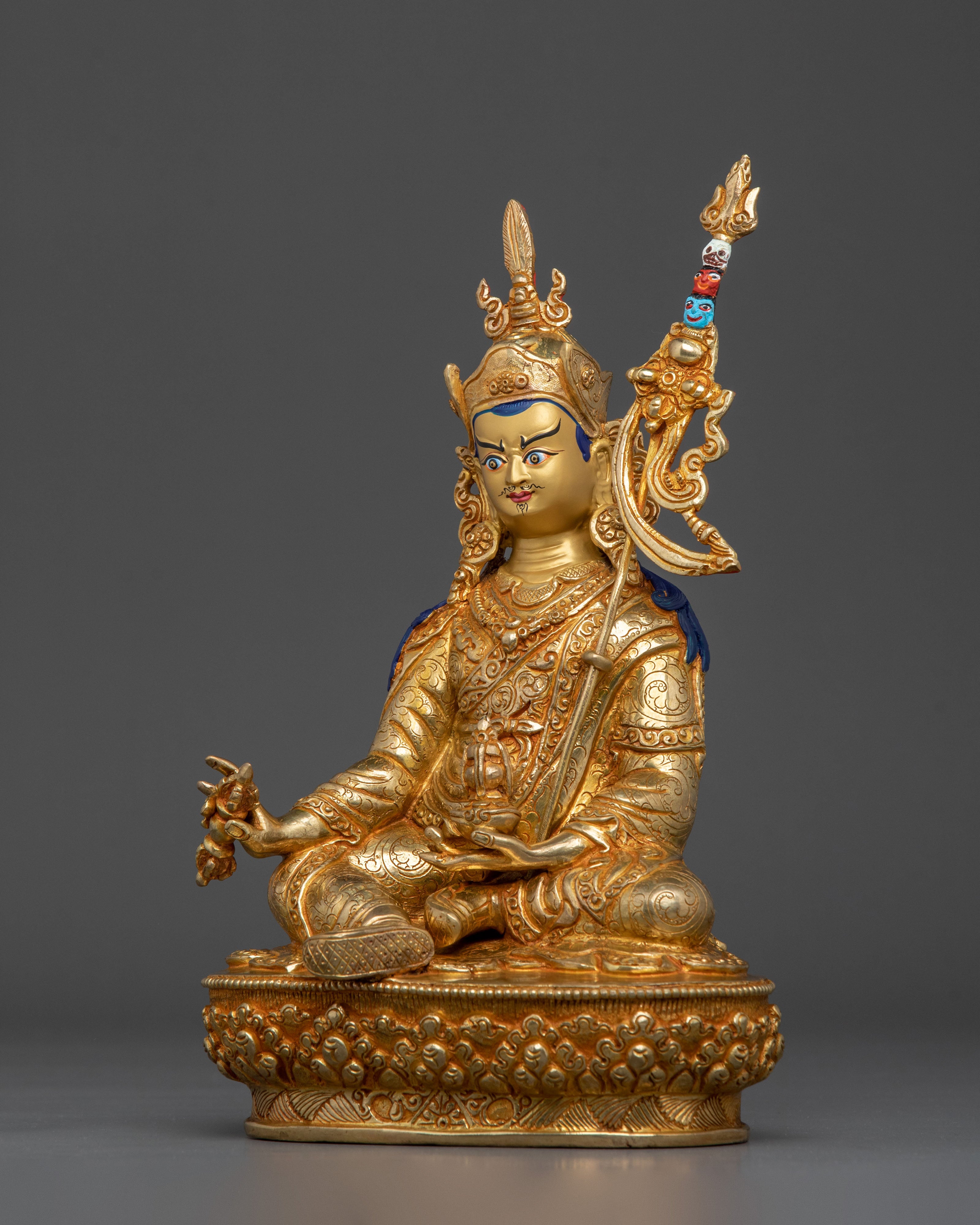 Vajra Guru Padmasambhava Statue | Lotus Born Master of Vajrayana Buddhism