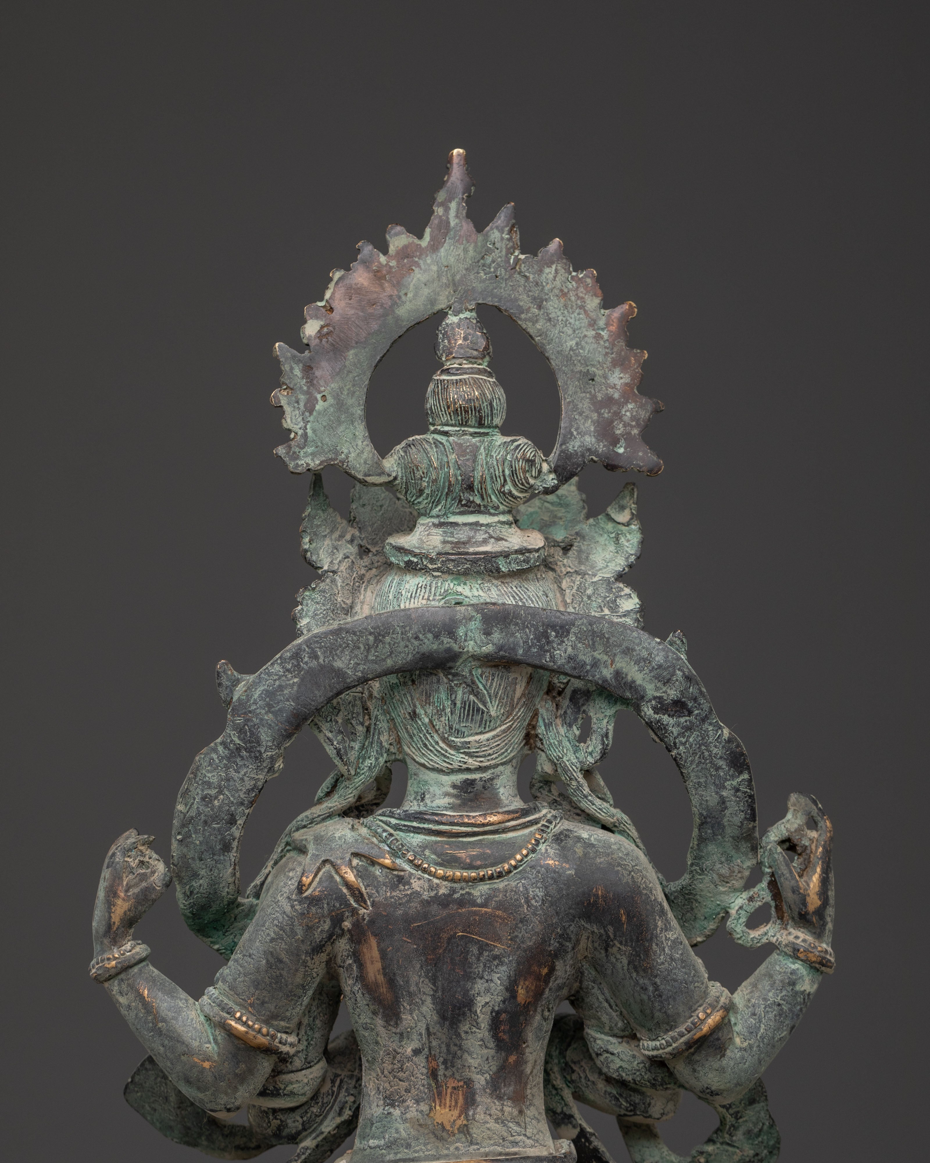 Chenrezig Statue Bodhisattva of Mercy | Antique Finish