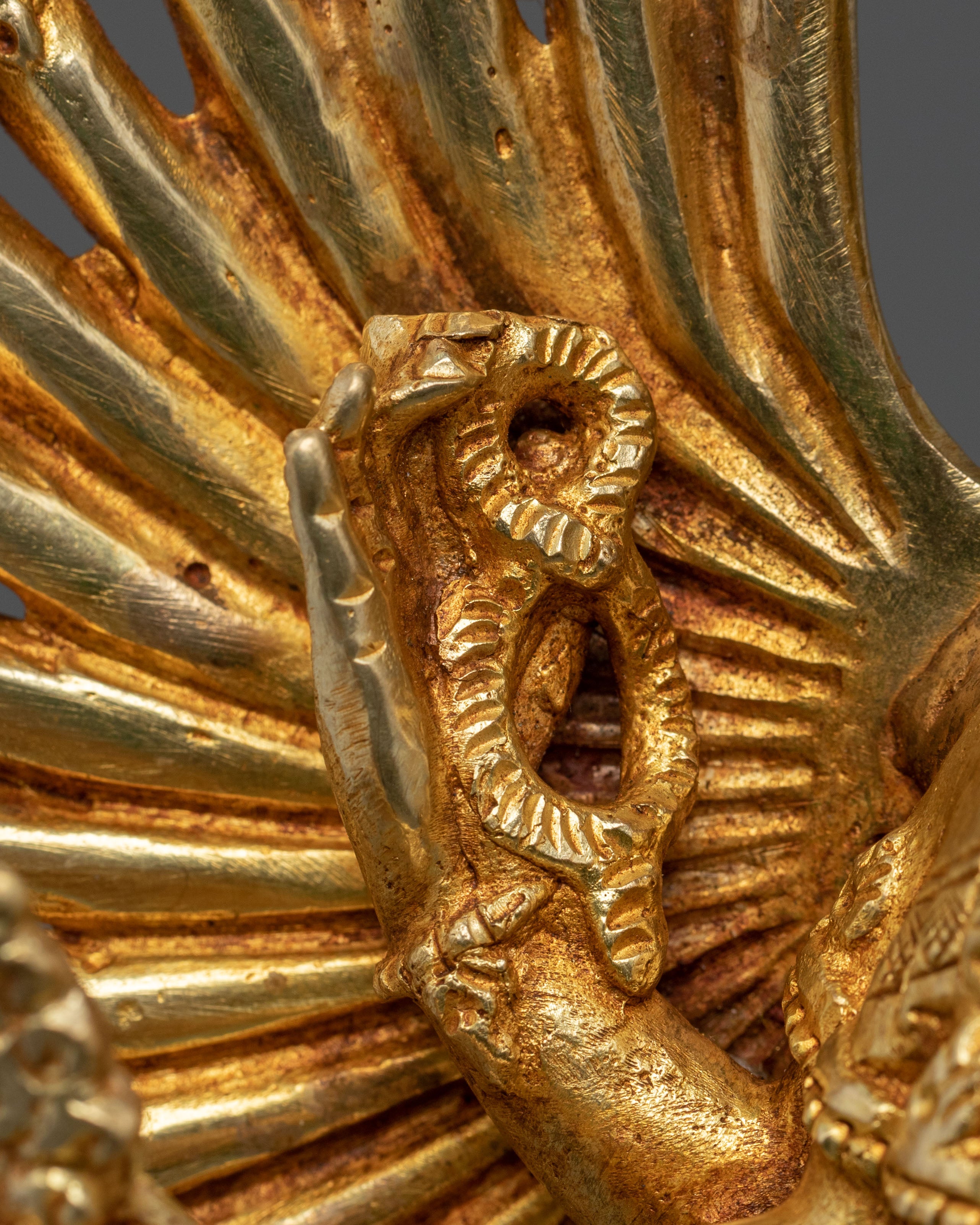 1000 Armed Chenrezig Spiritual Sculpture with 24K Gold Gilded
