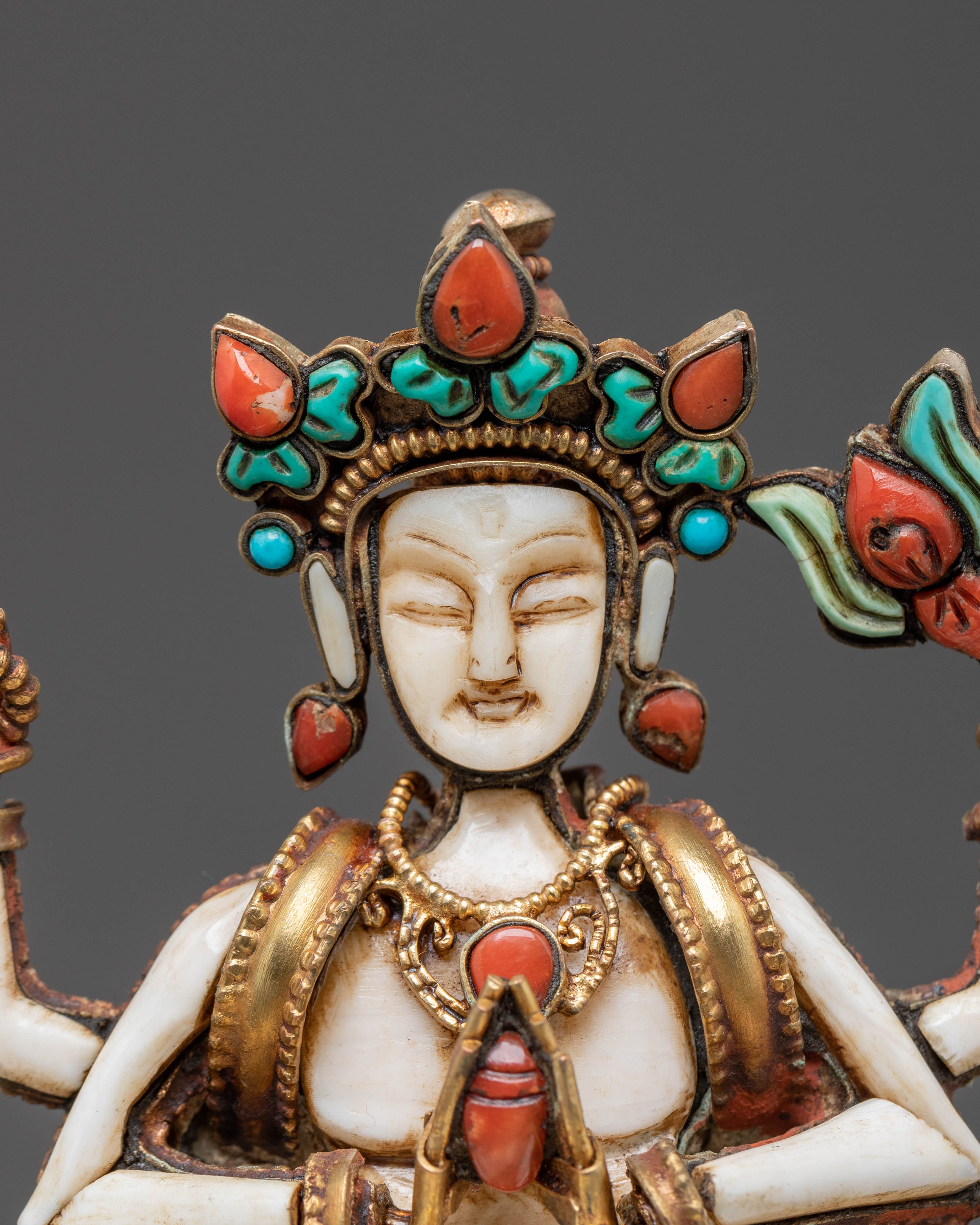 Chenrezig Statue: Love and Compassion Deity | Meditation Decor