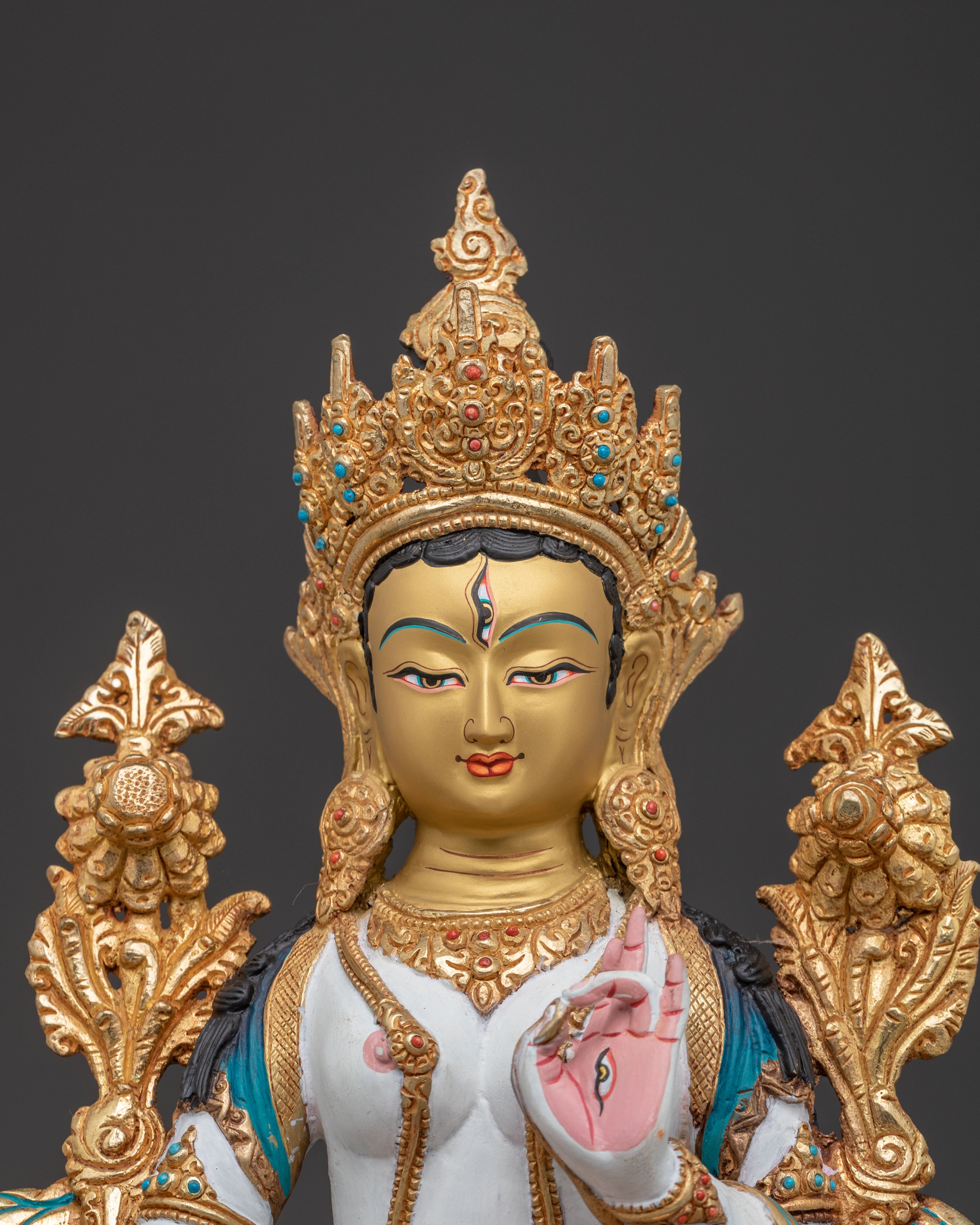 Sita Tara Copper Statue: Meditation Decor