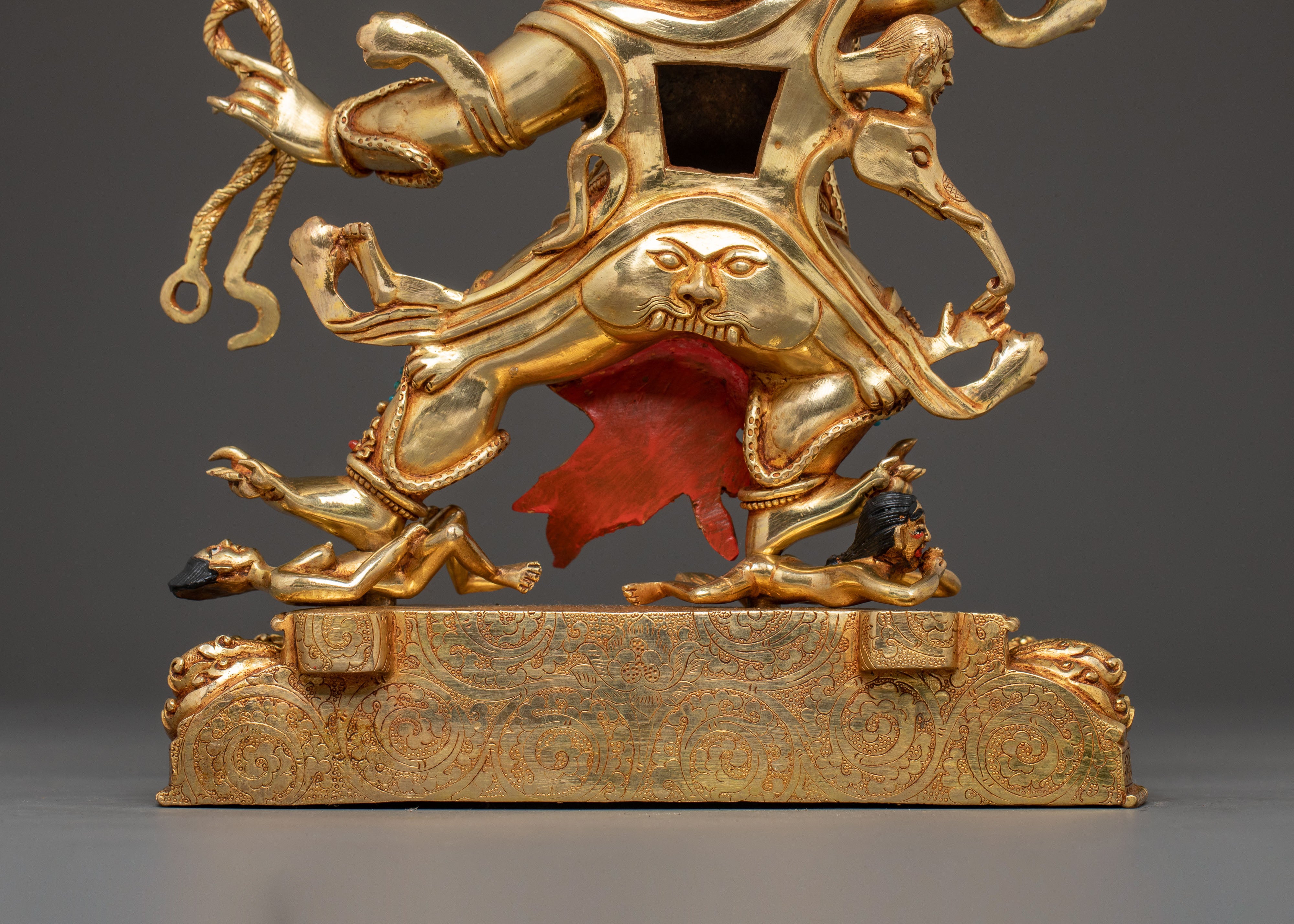 Dandapani 24K Gold Gilded Statue – A Radiant Protecor