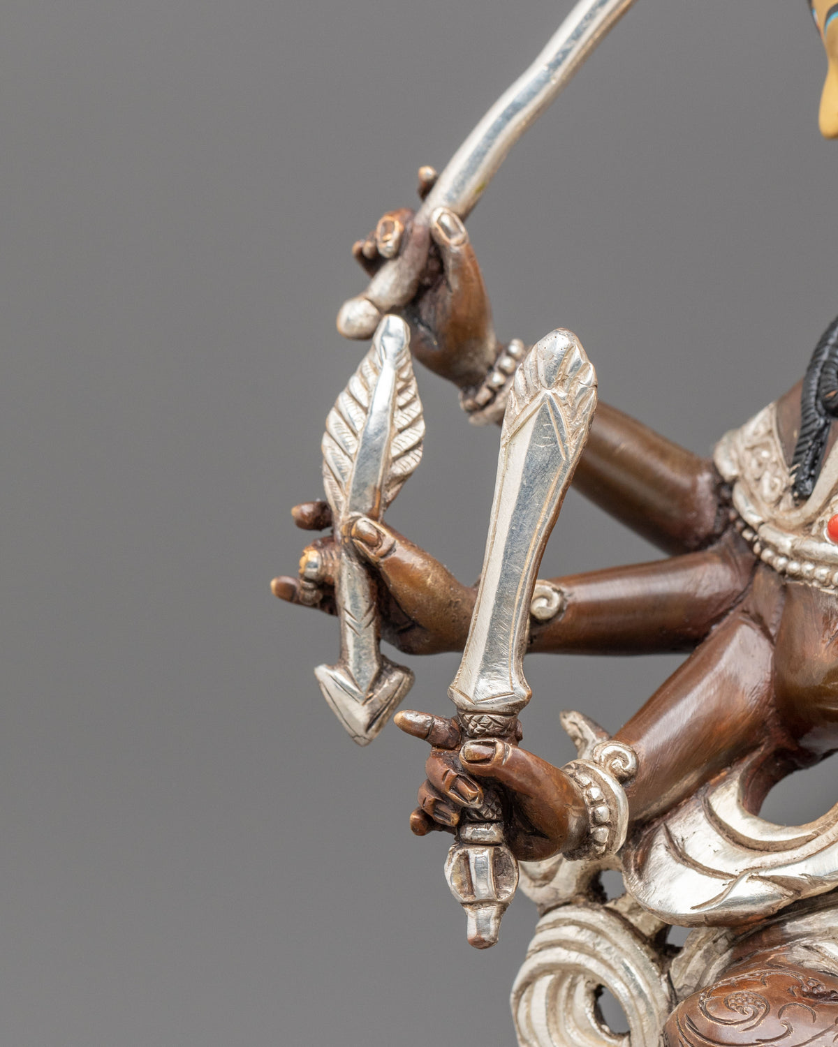 Marici Oxidized Copper Sculpture | Divine Protector