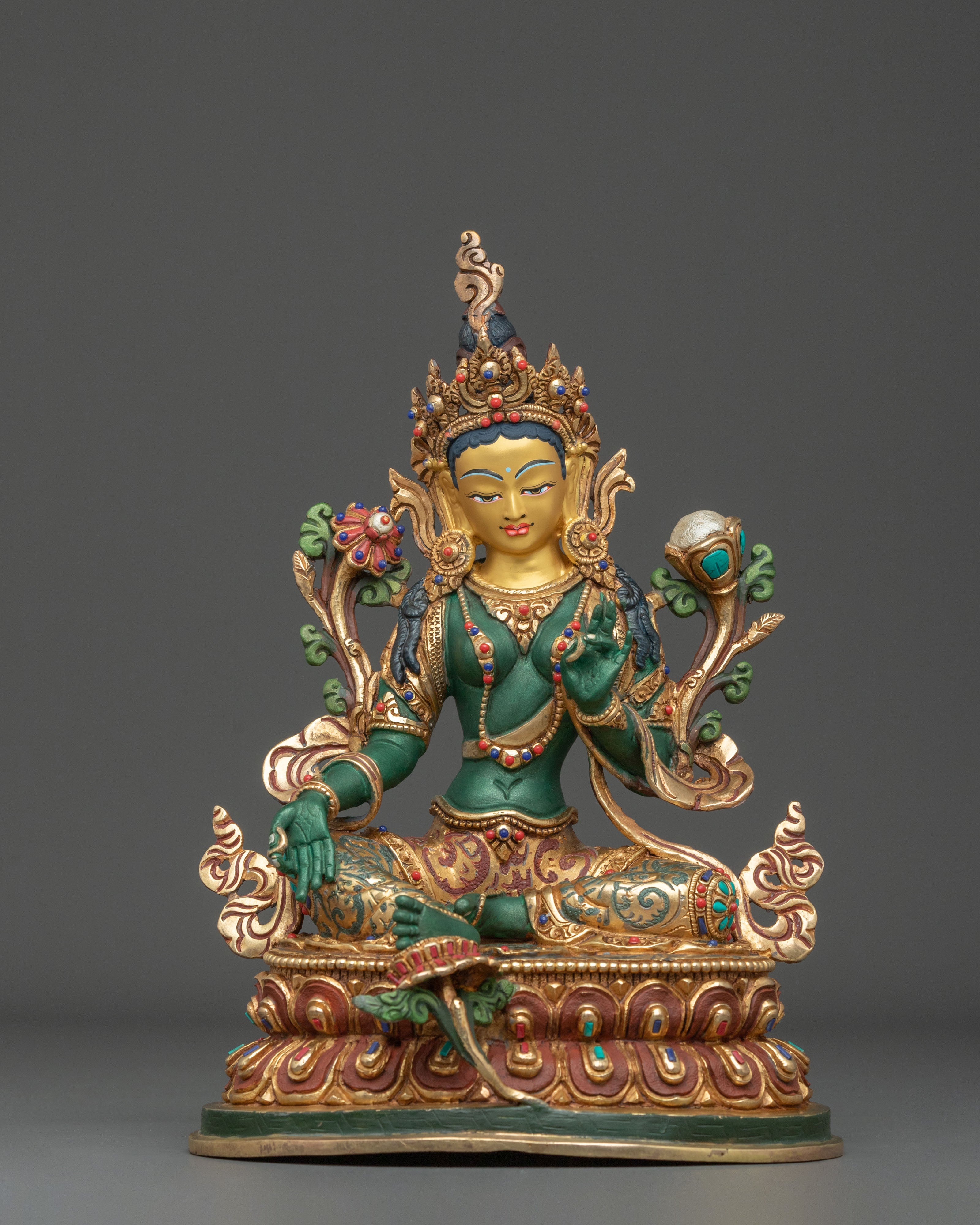 Green Tara Statue