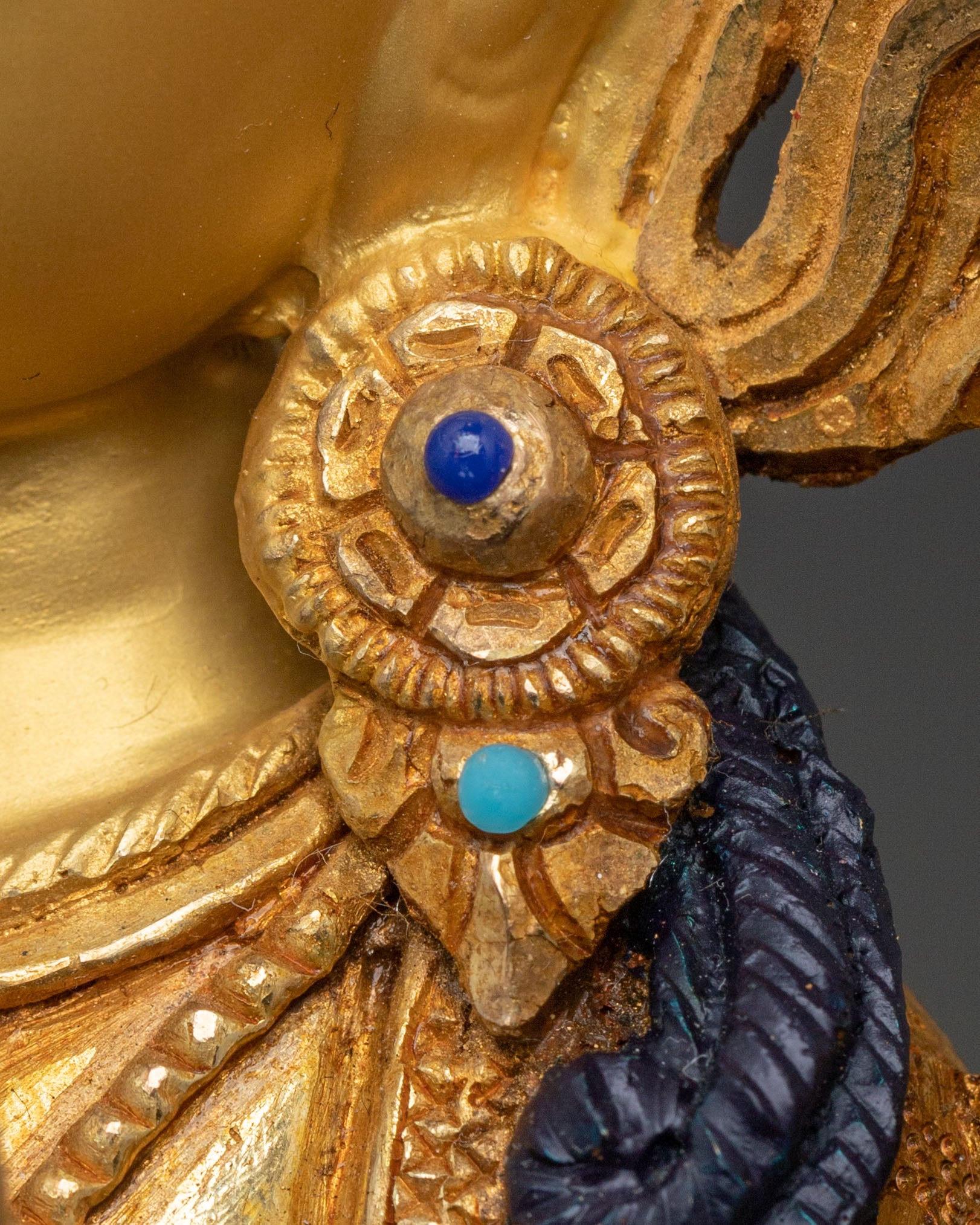 Manjushri Golden Sculpture | Bodhisattva of Wisdom