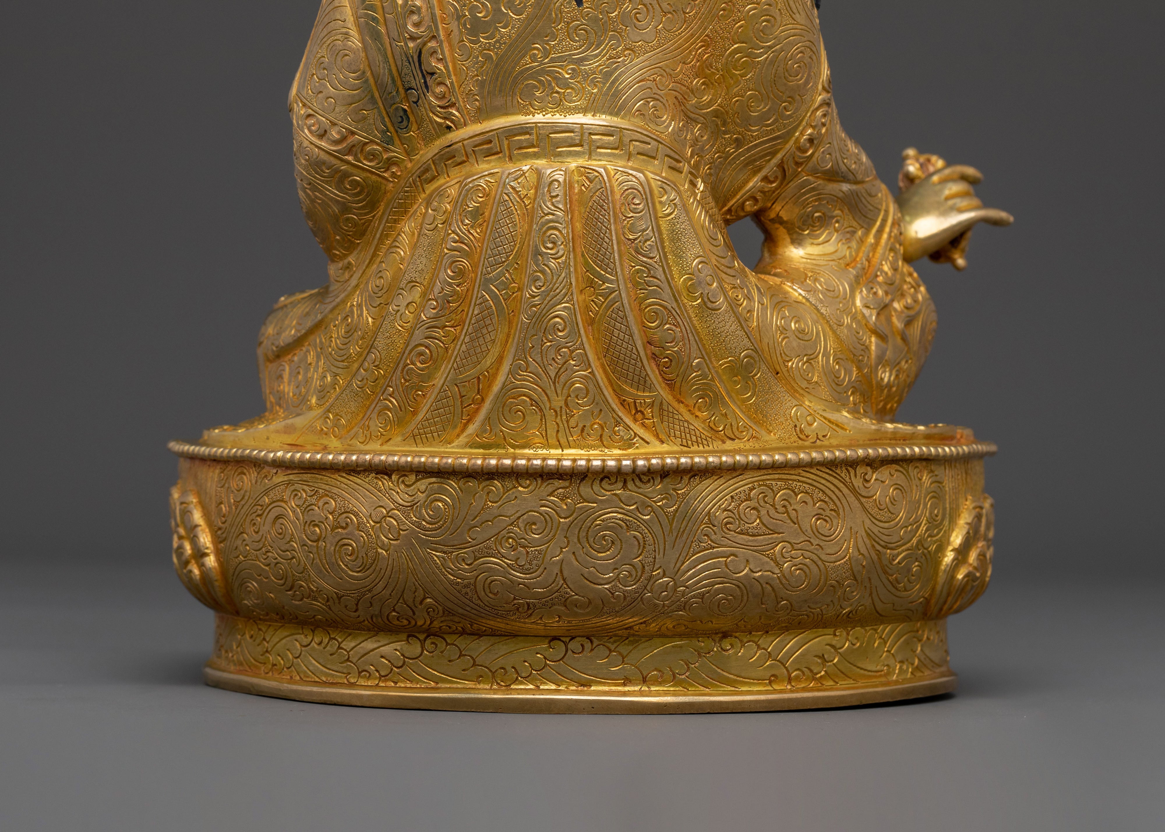 Guru Rinpoche Copper Sculpture | Home Decor