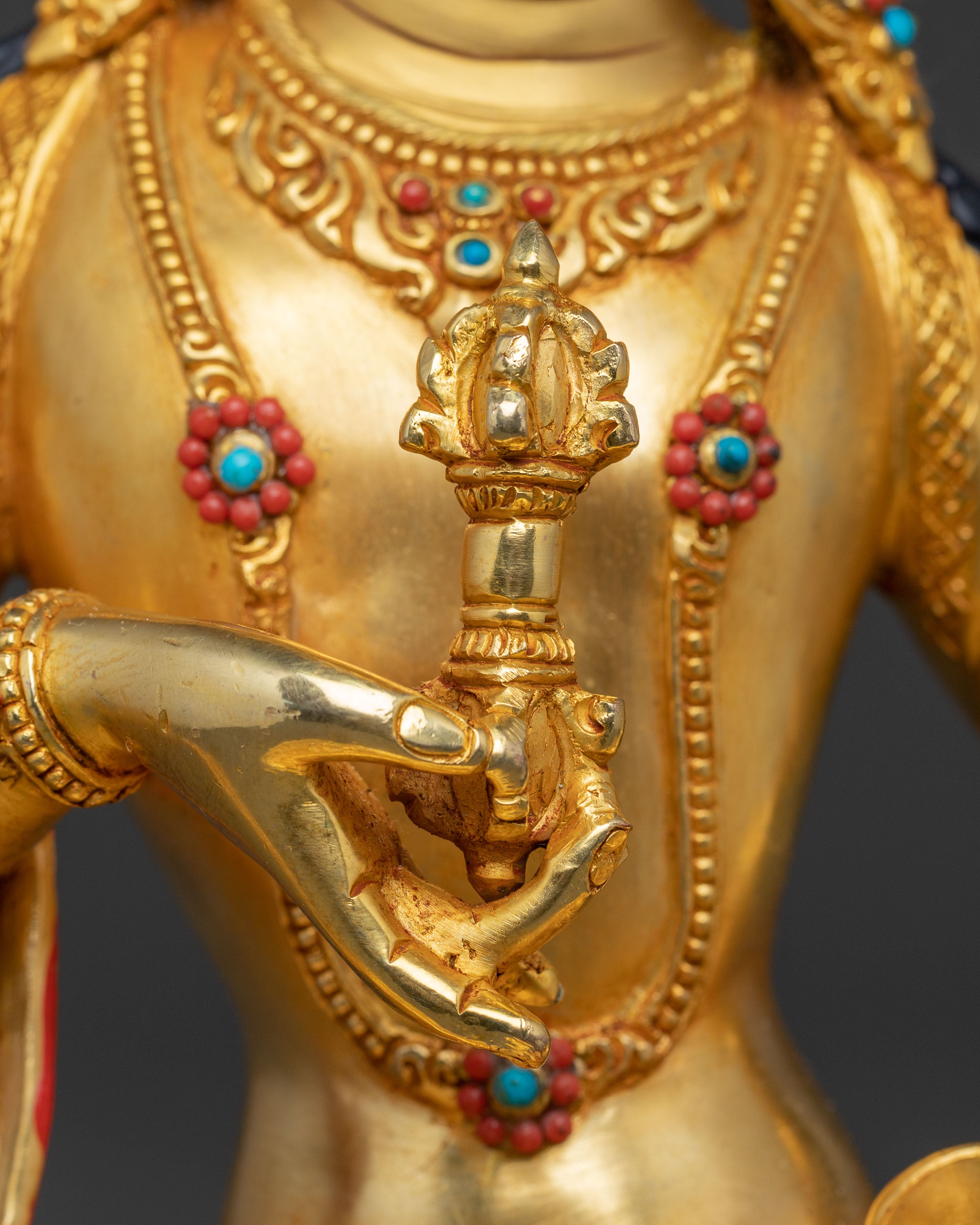 Handmade Statue of Vajrasattva for Altar | Spiritual Purification
