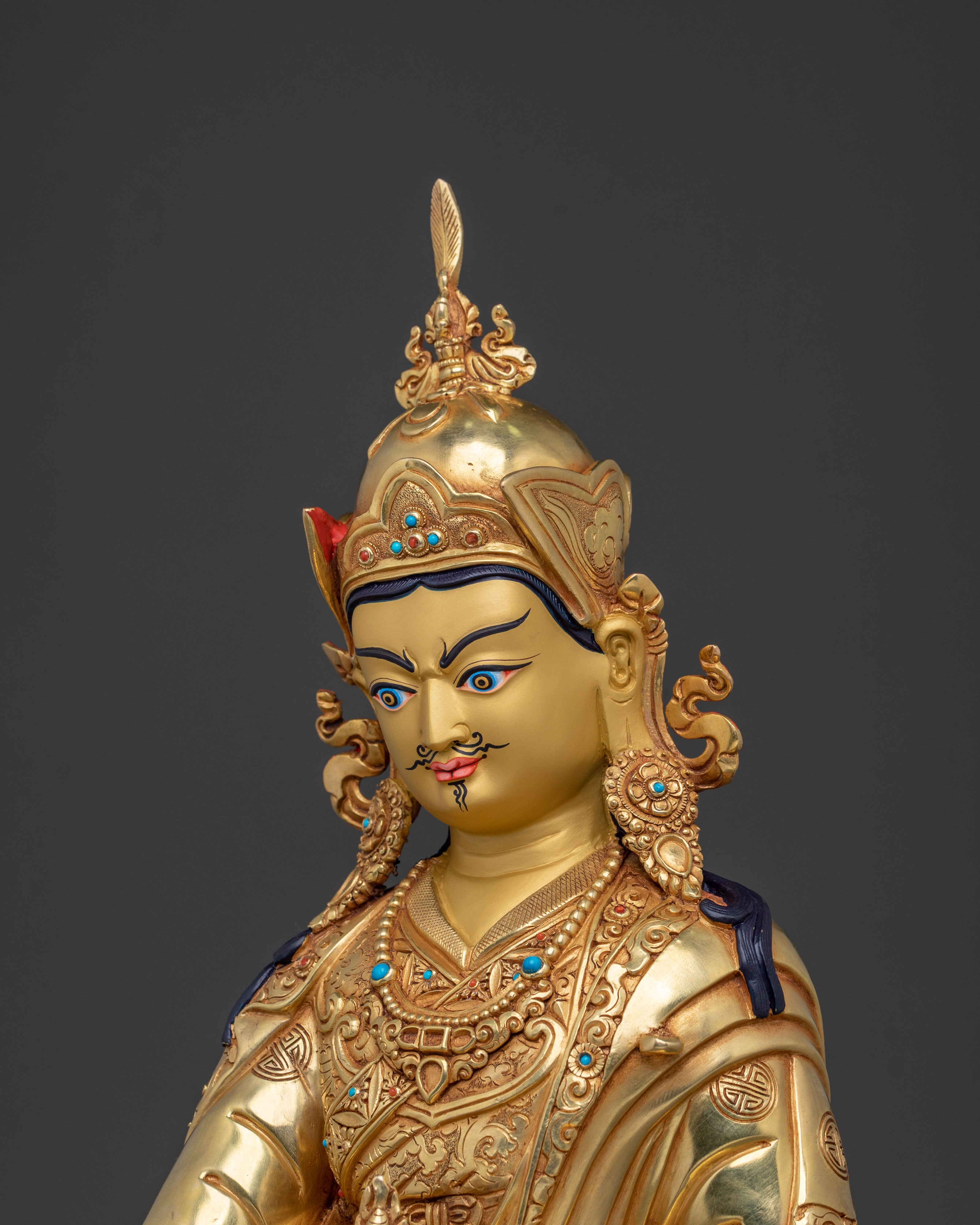 Guru Rinpoche: Majestic Transformation Statue