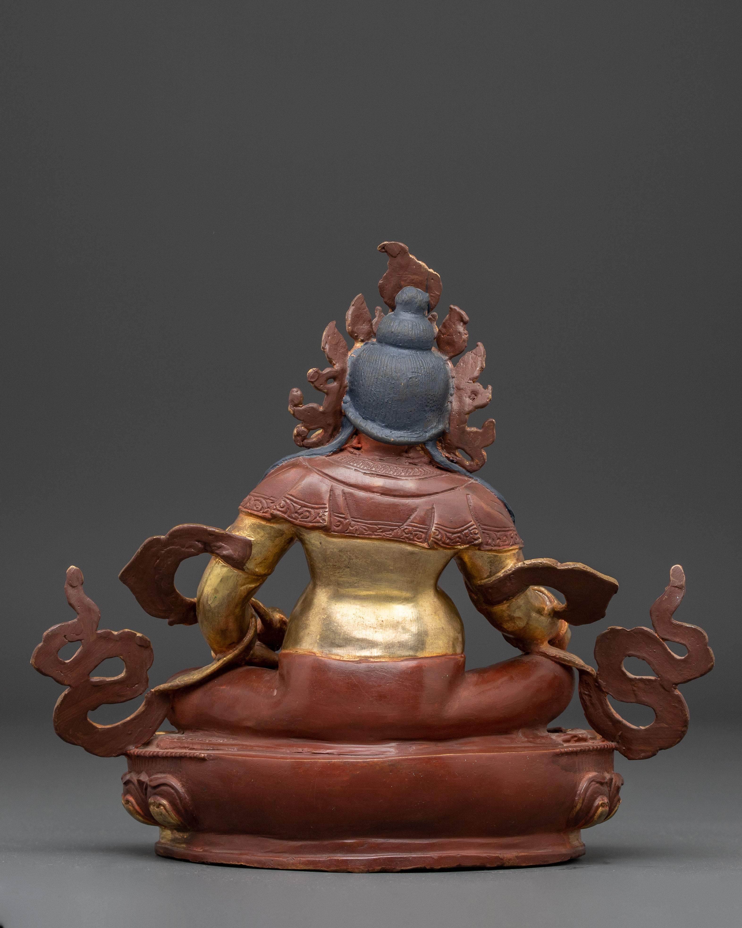 Handmade Golden Statue of Dzambhala | Guardian of Wealth