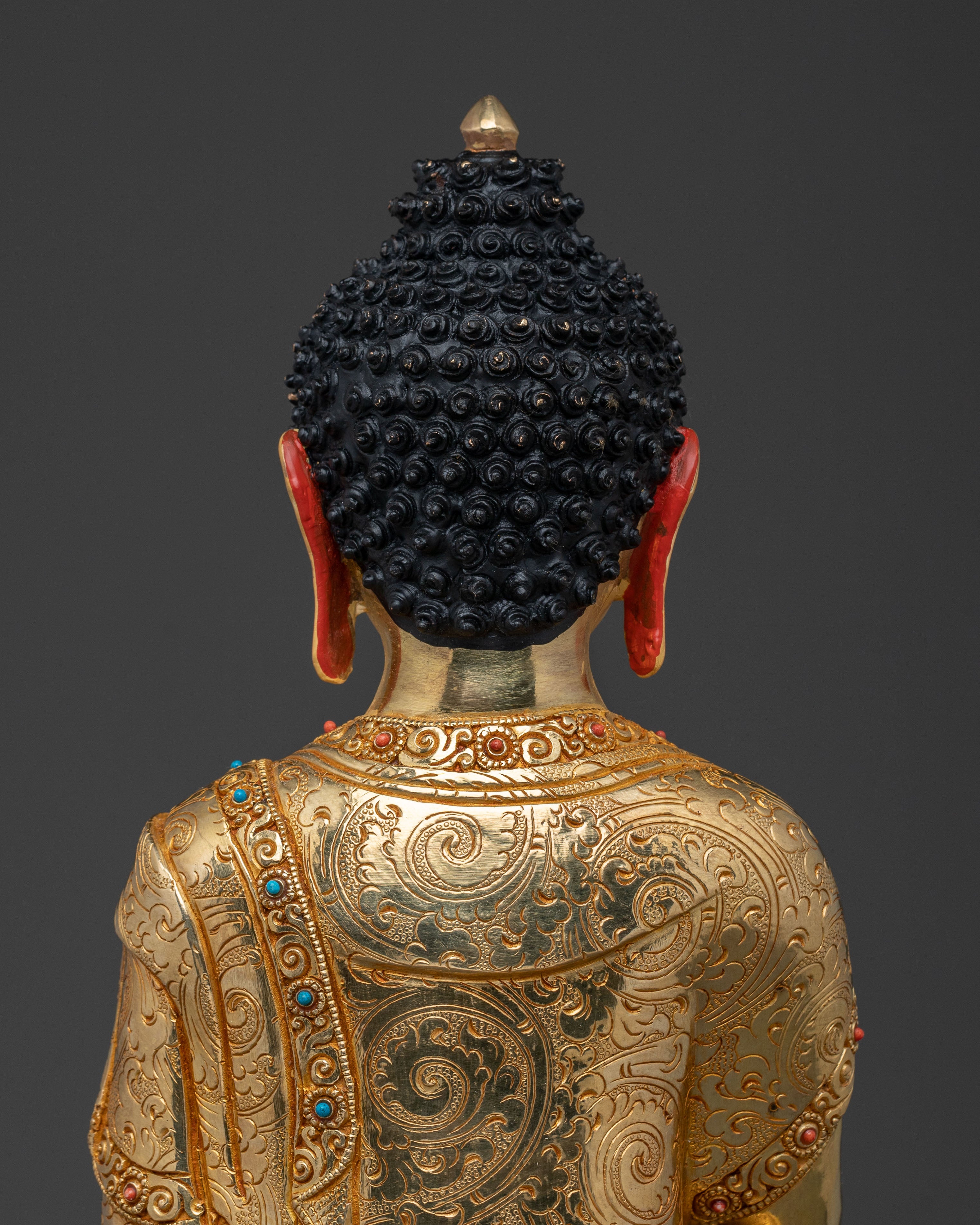 Golden Shakyamuni Buddha Meditation Statue | Home Decor