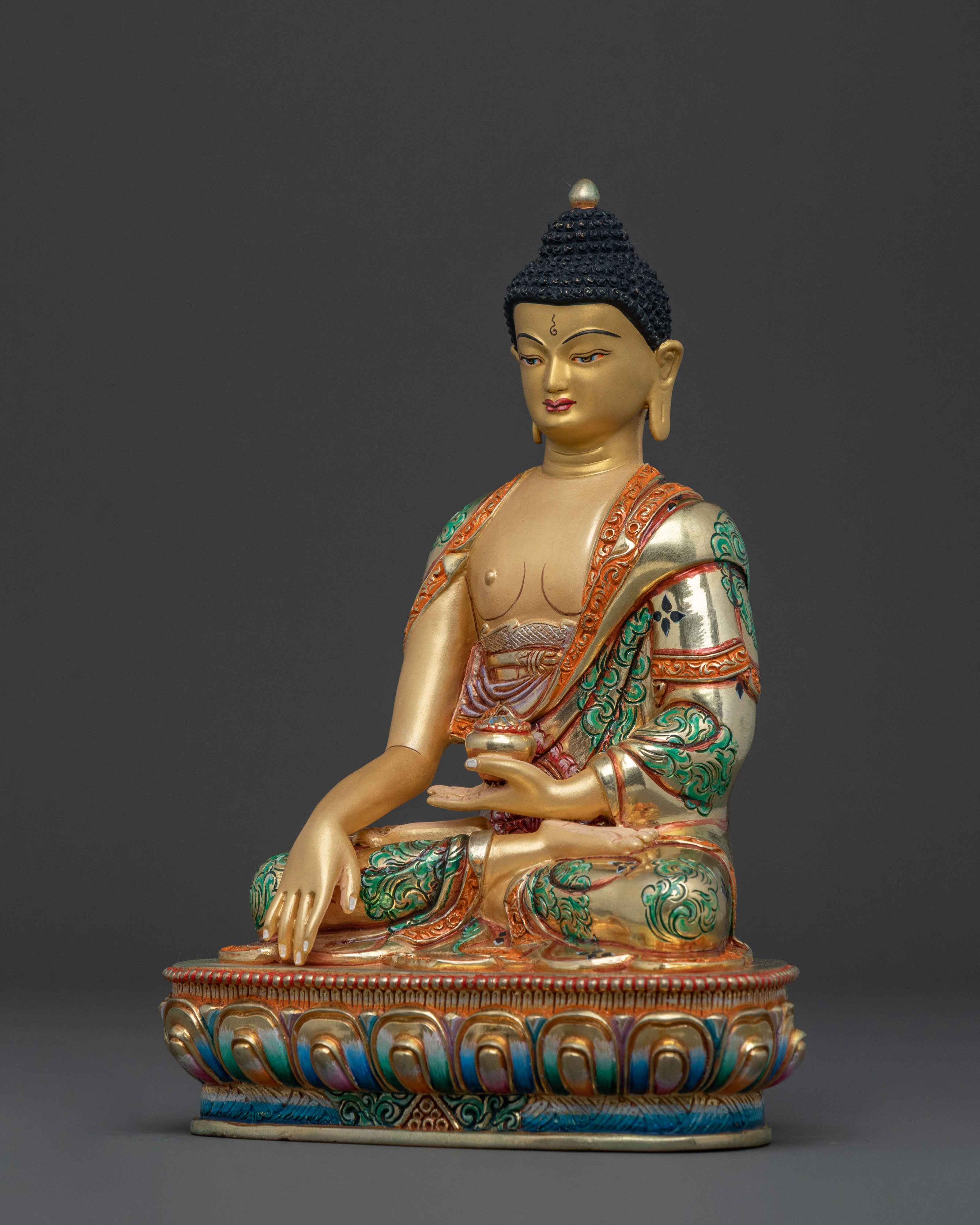 Three Buddhas Sacred Set | Tibetan Buddhist Altar Decor