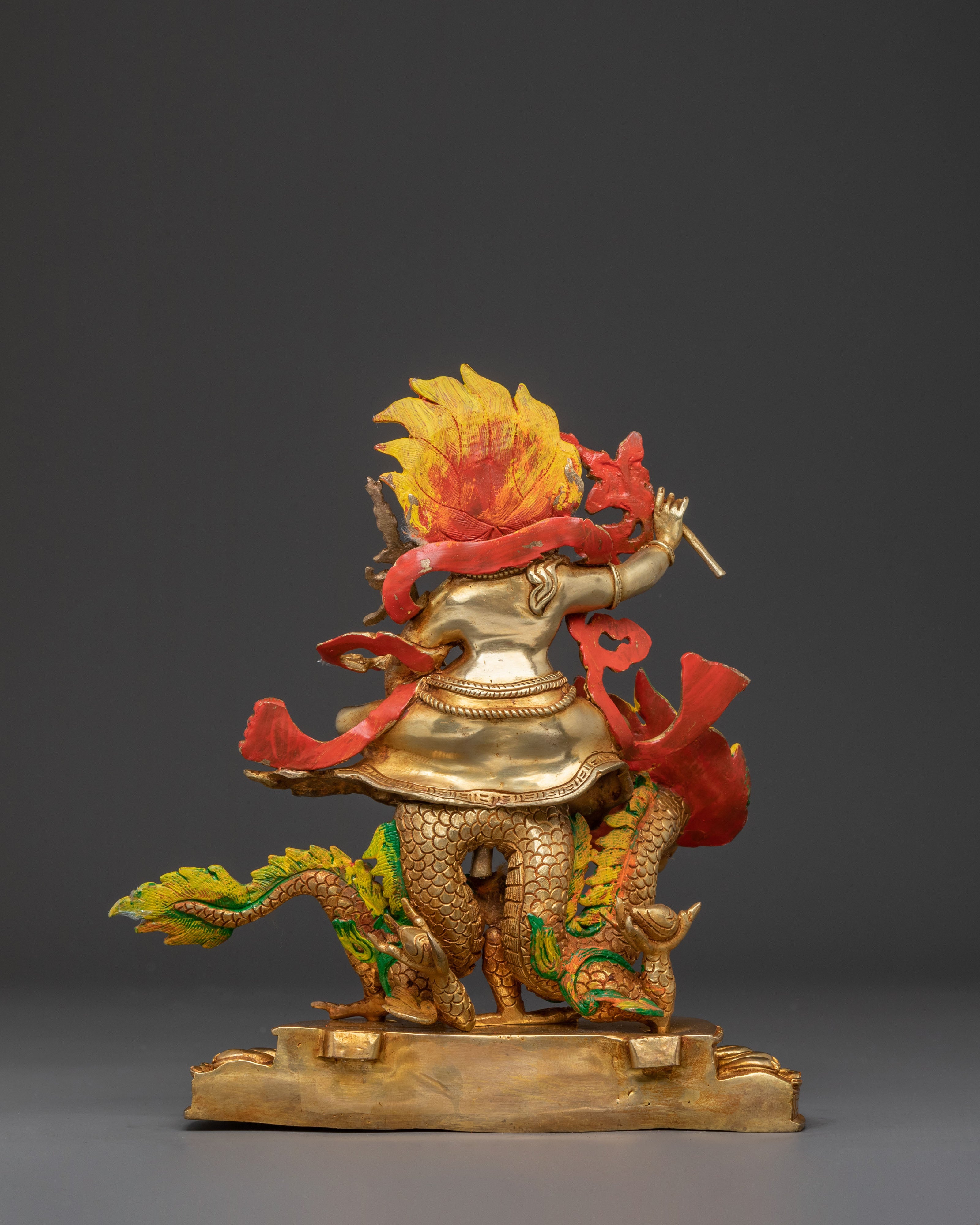 White Dzambhala Altar Statue — Spiritual Art