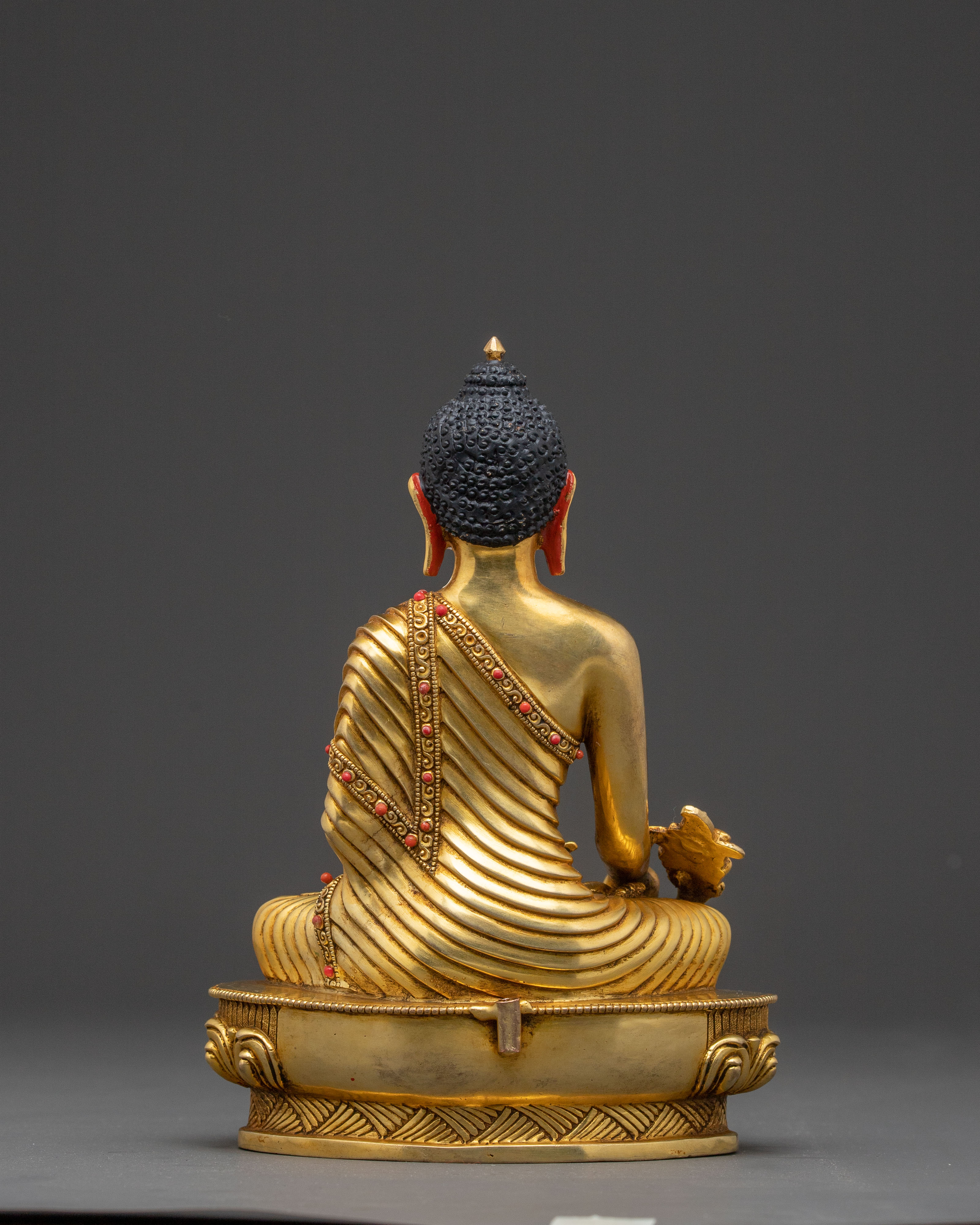 Medicine Buddha Statue – 24K Gold Gilded Copper Statue