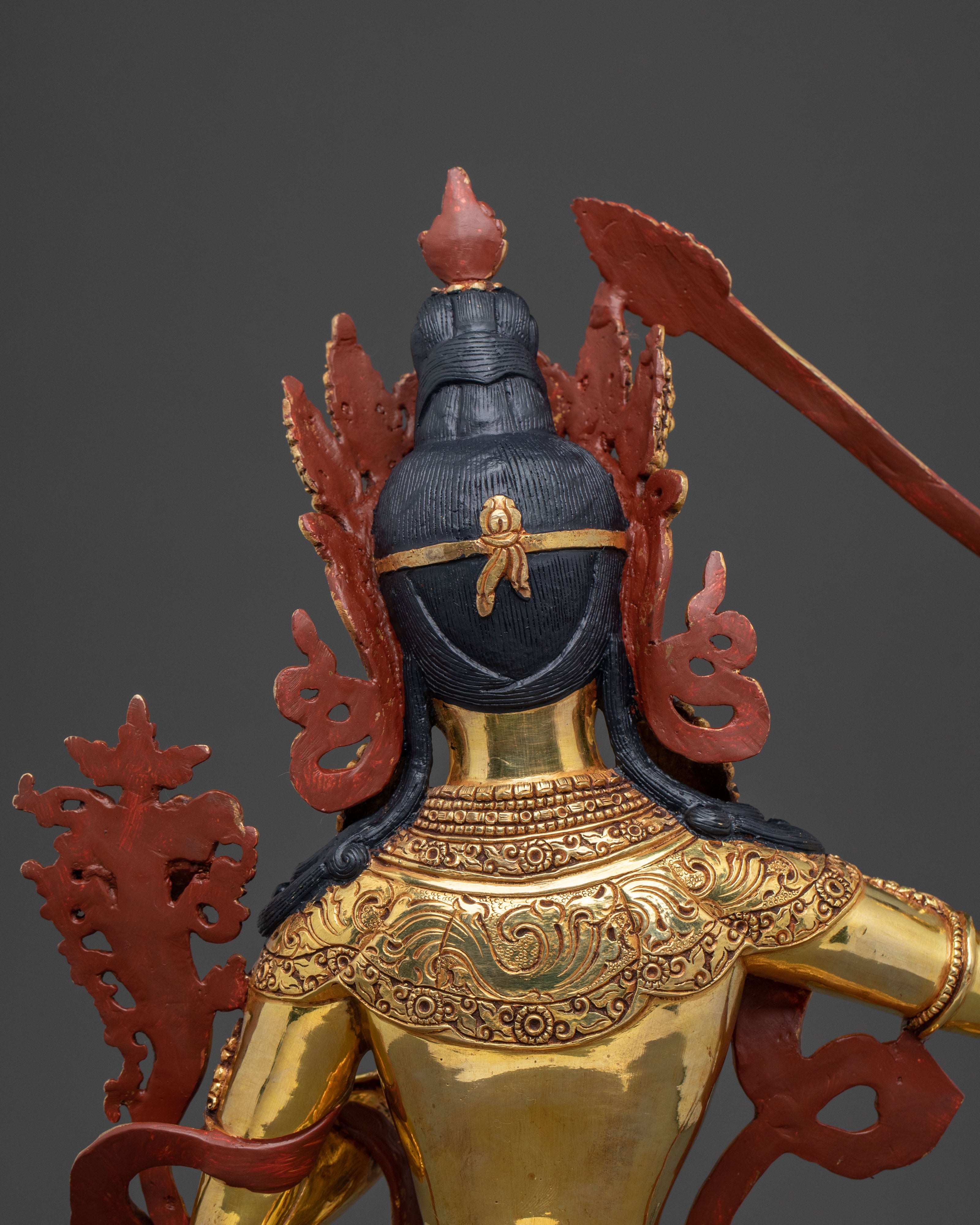 Sacred Manjushri Blessing Statue | Bodhisattva of Wisdom