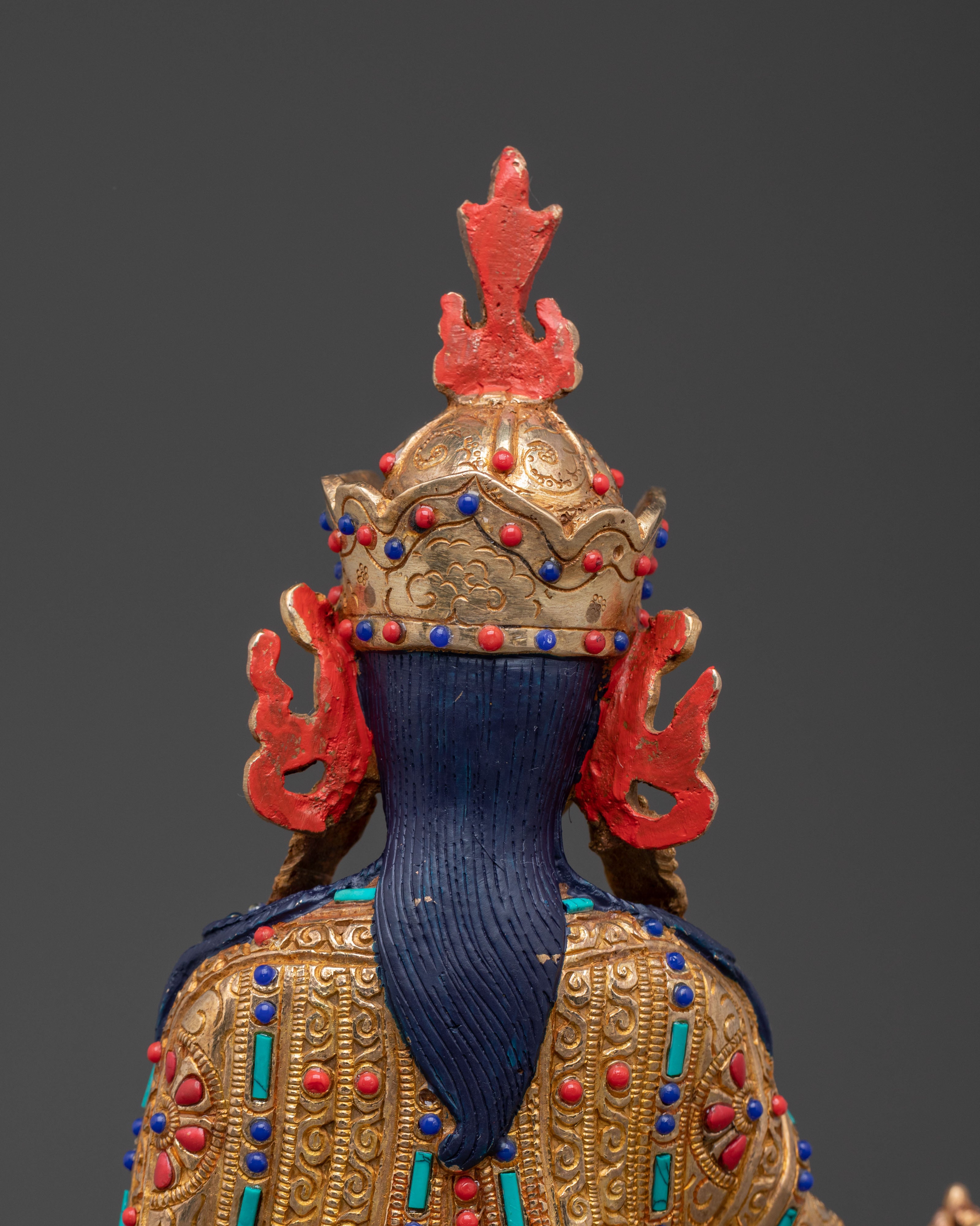 Handcrafted Guru Rinpoche Statue | Lotus Born Master