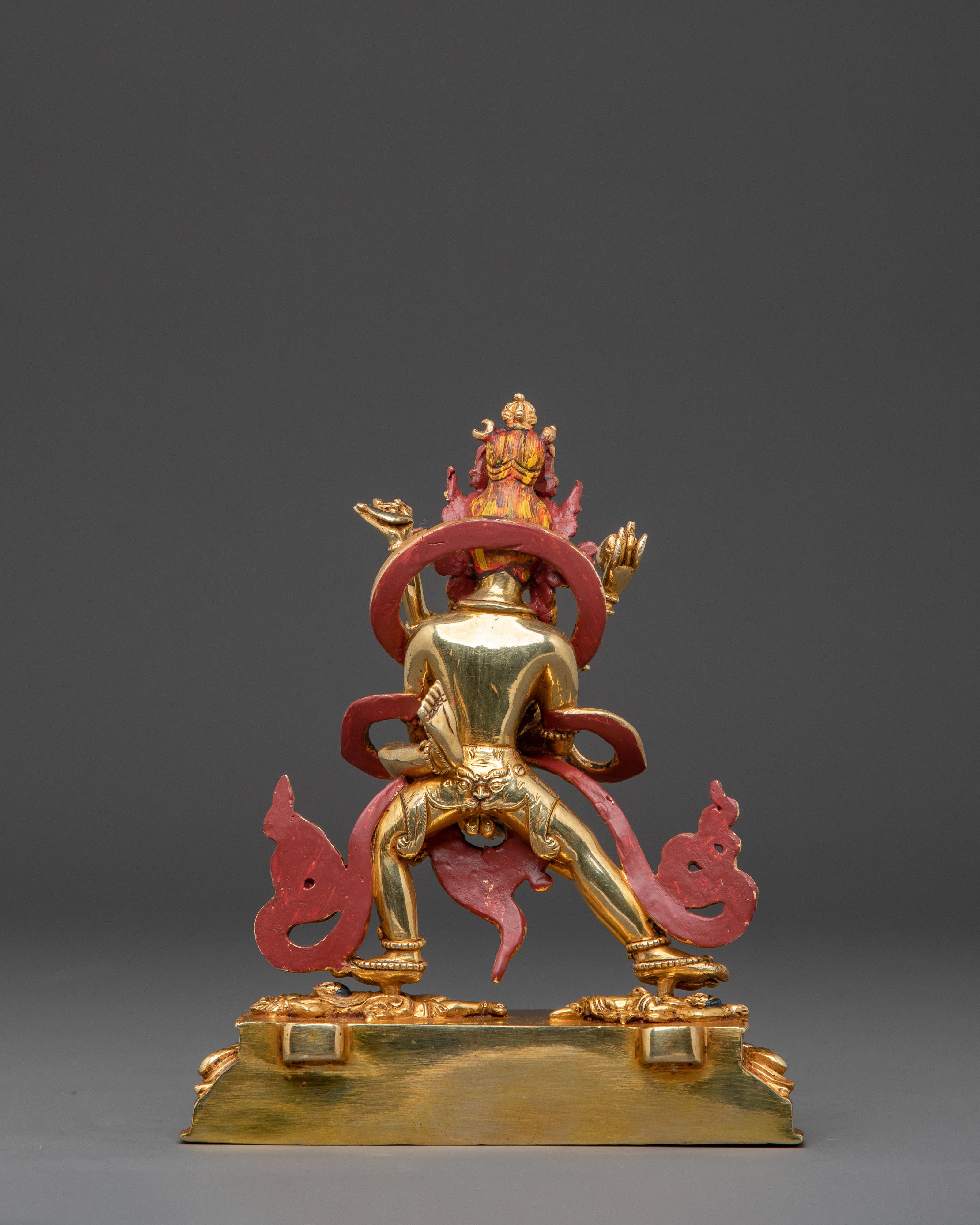 Chakrasamvara Statue | 24K Gold Gilded Deity