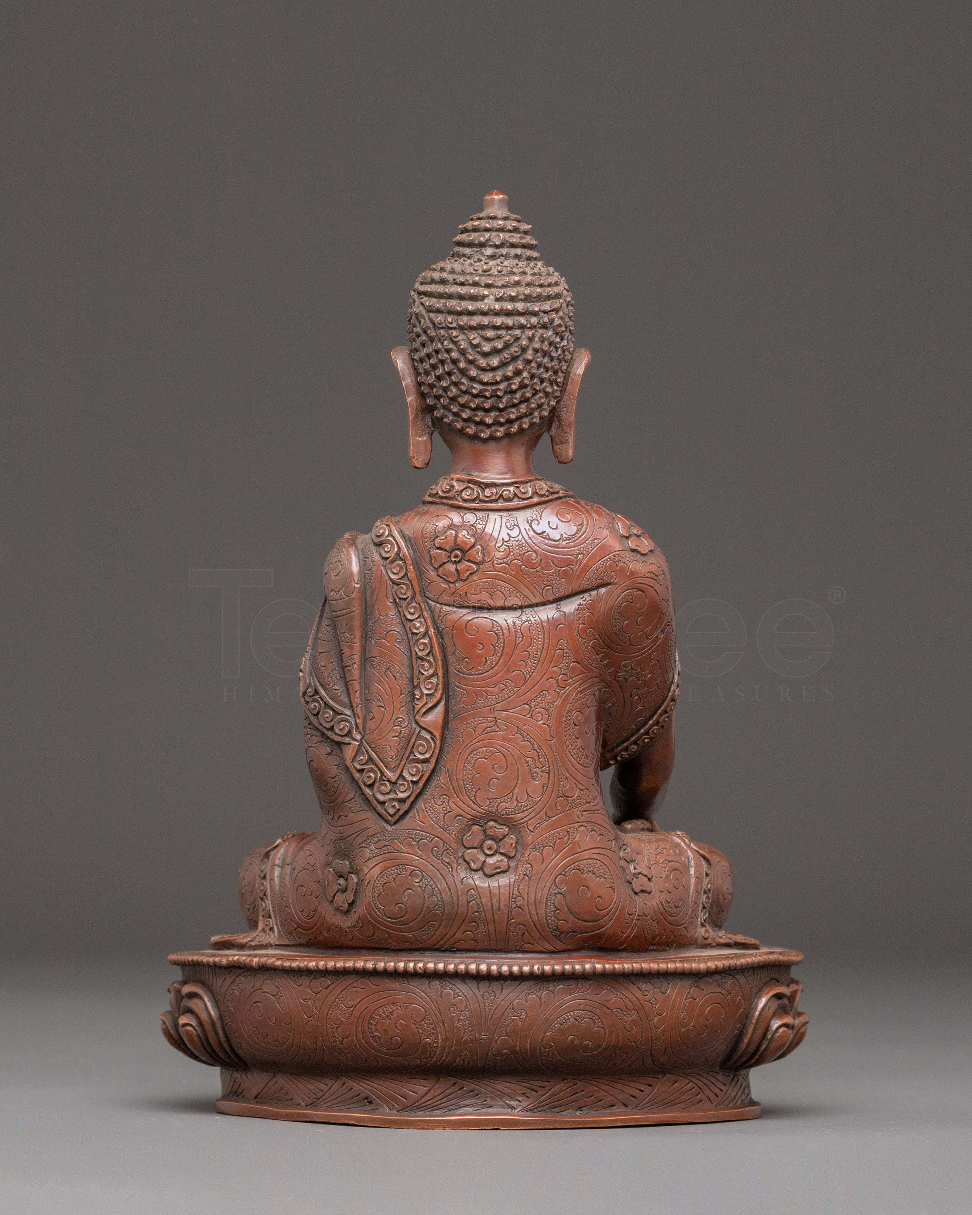 Buddha Shakyamuni, Handcrafted Copper Statue | Enlightenment Symbol