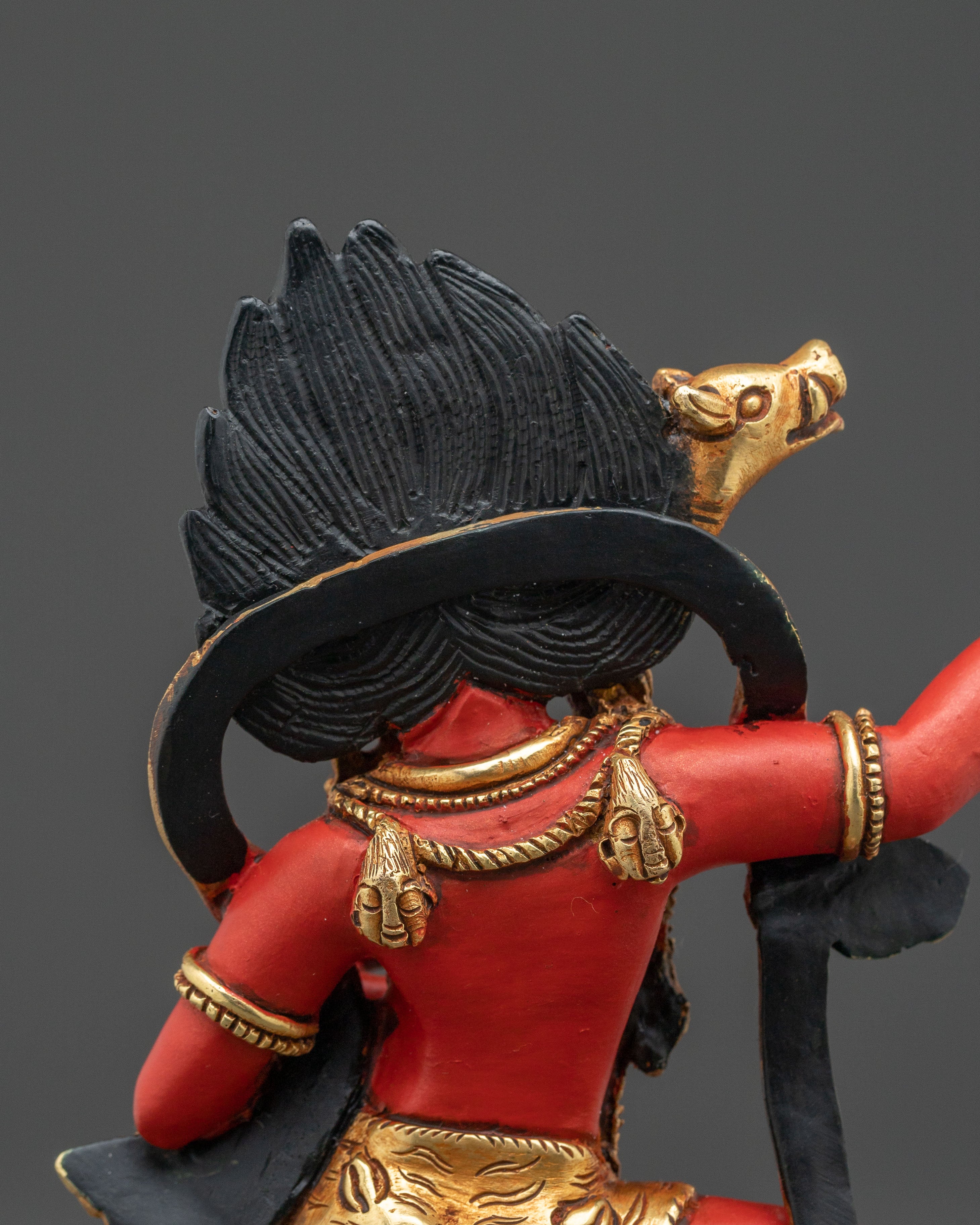 Handcrafted Droje Phagmo Statue – Gilded Copper Statue