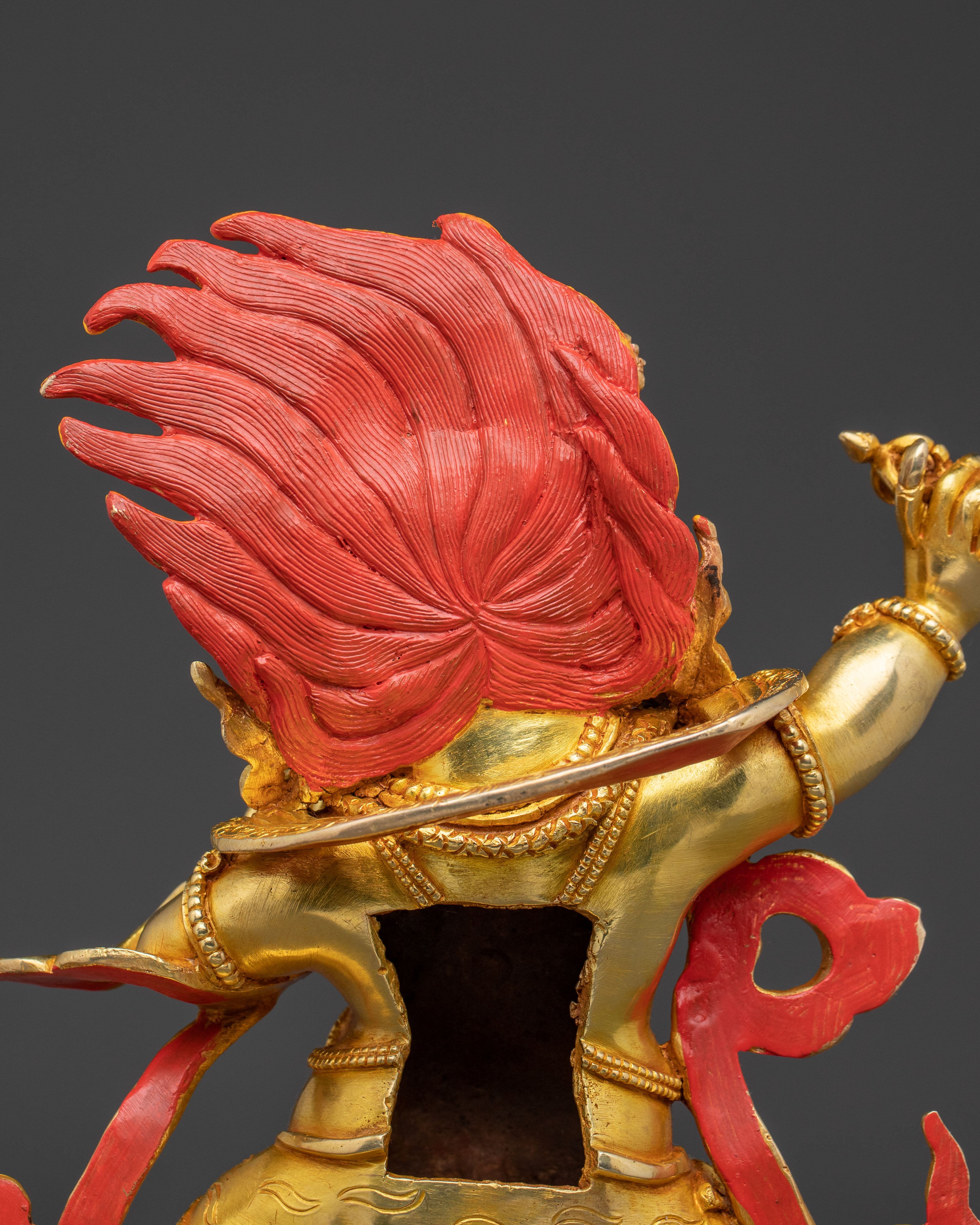 Vajrapani Golden Statue | Sacred Meditational Decor