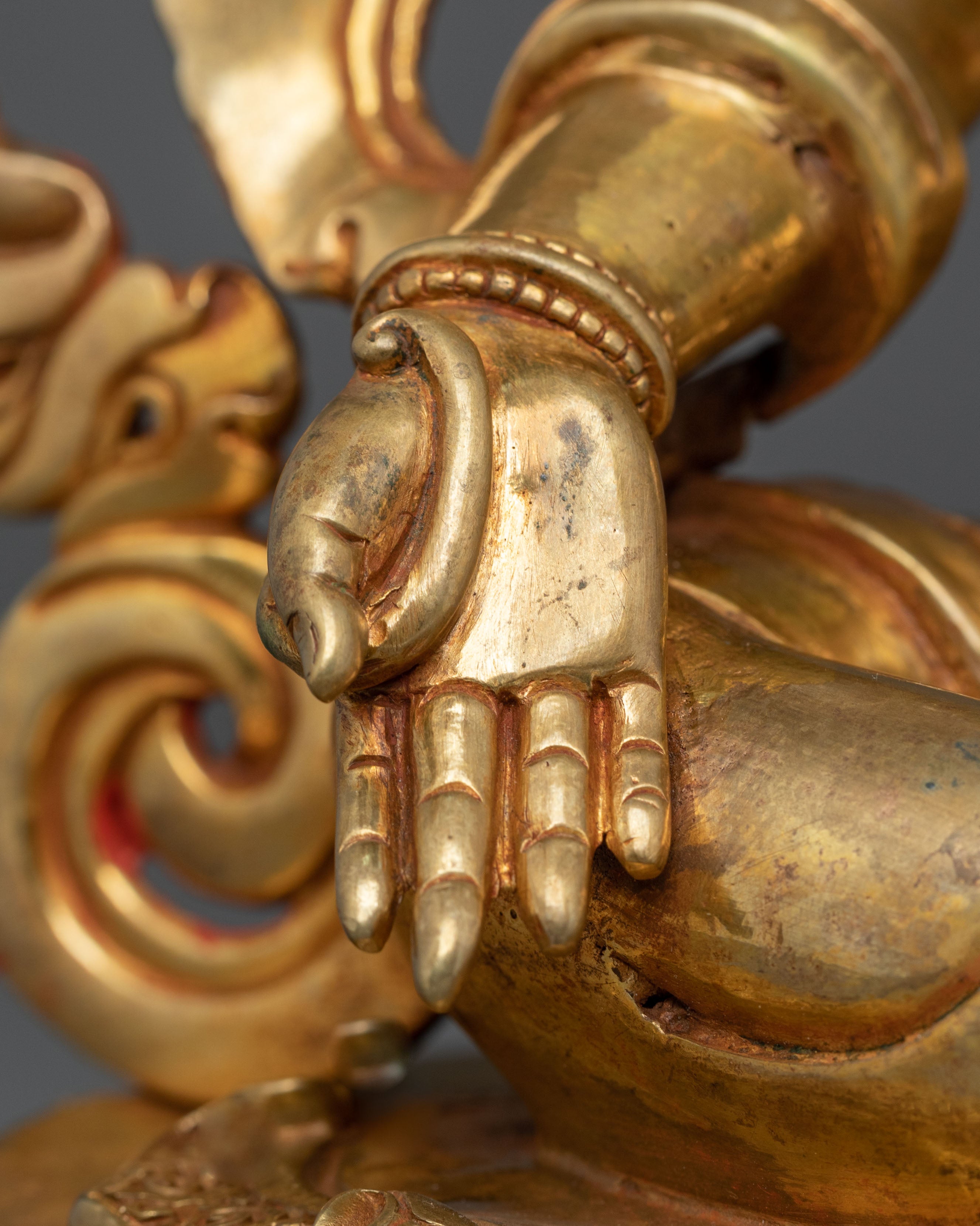 Green Tara Tibetan Buddhist Figurine | Sacred Goddess of Compassion