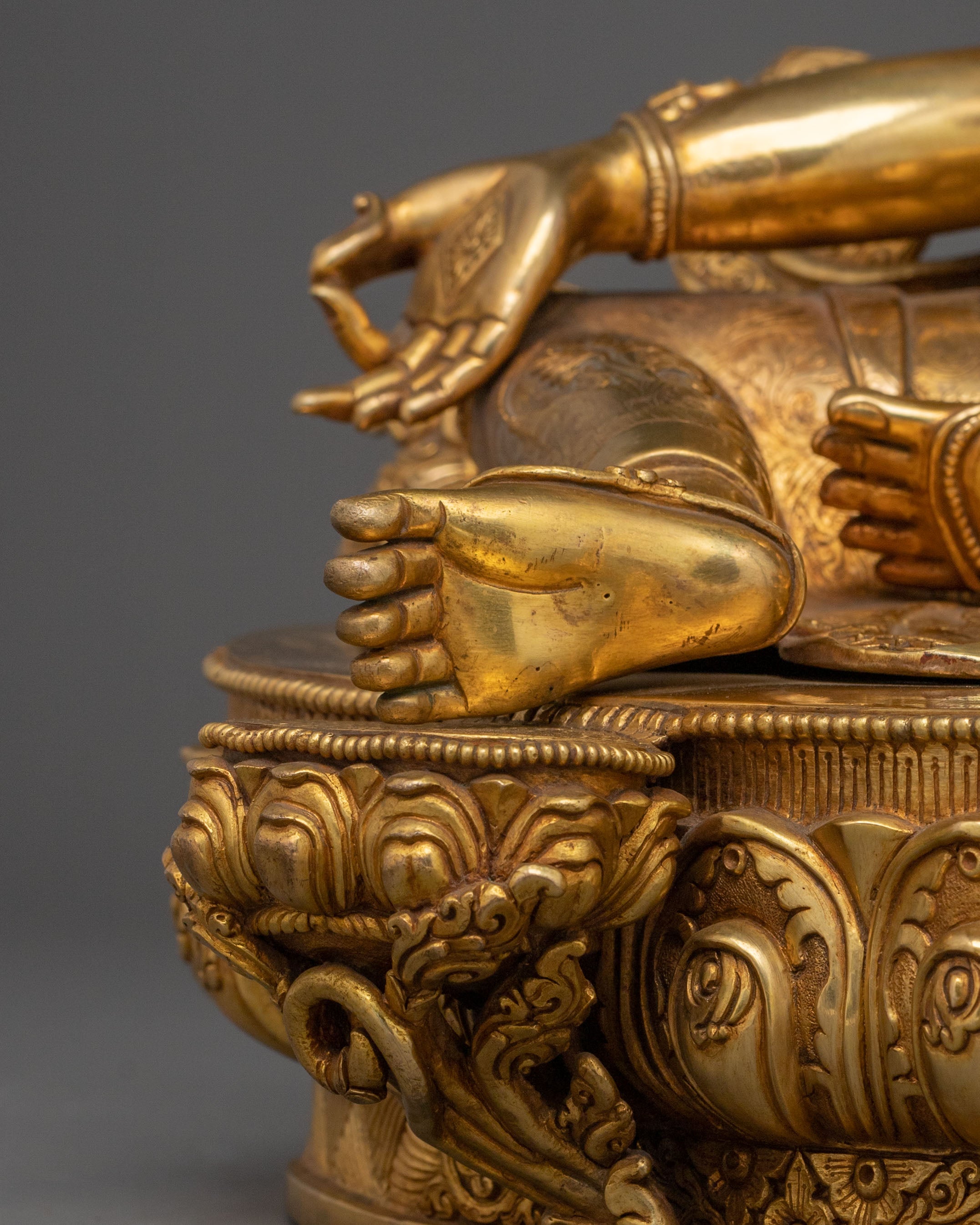 Handmade Green Tara Statue | Compassionate Goddess
