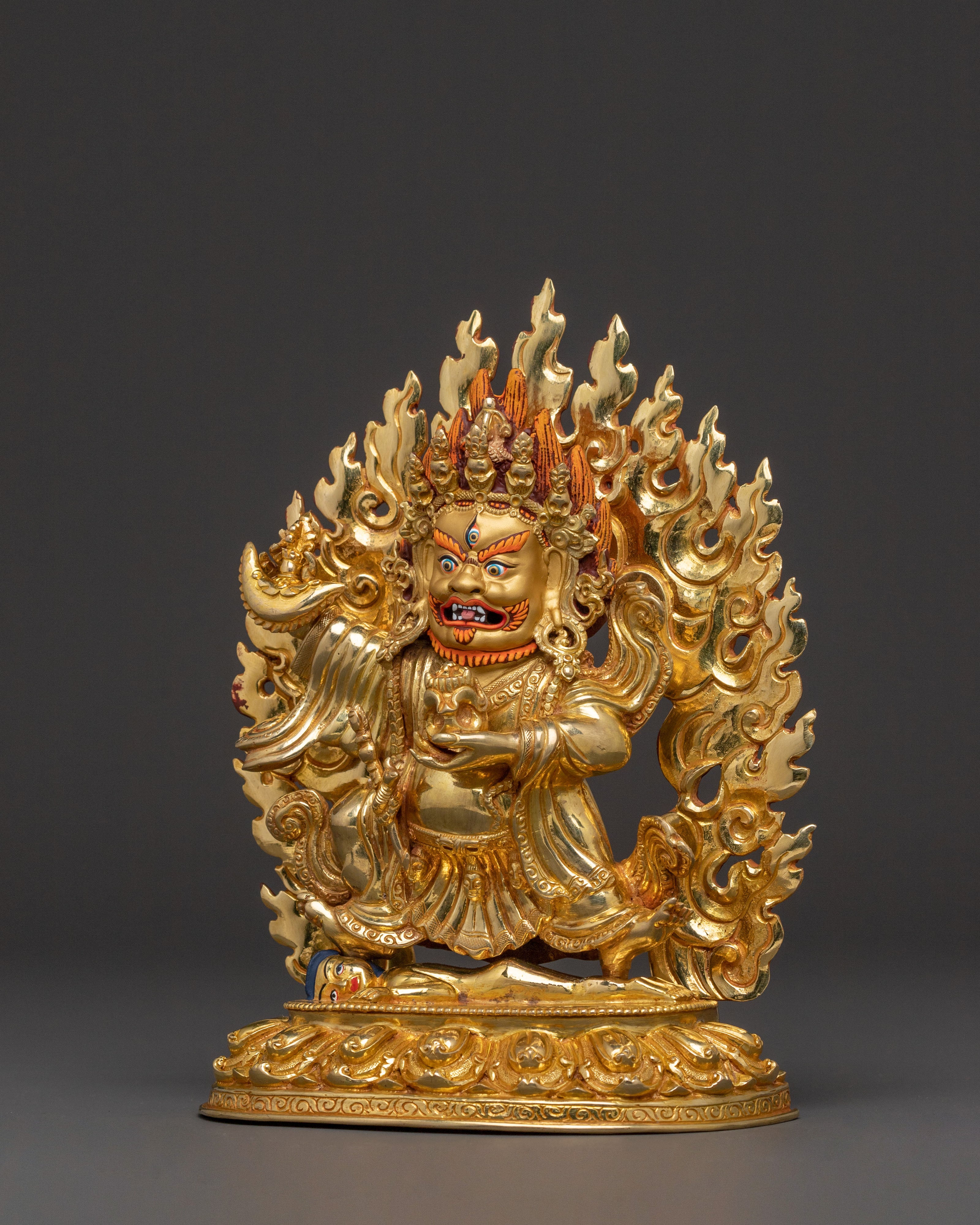 Mahakala Bernakchen Protector Statue | Divine Guardian of Wisdom