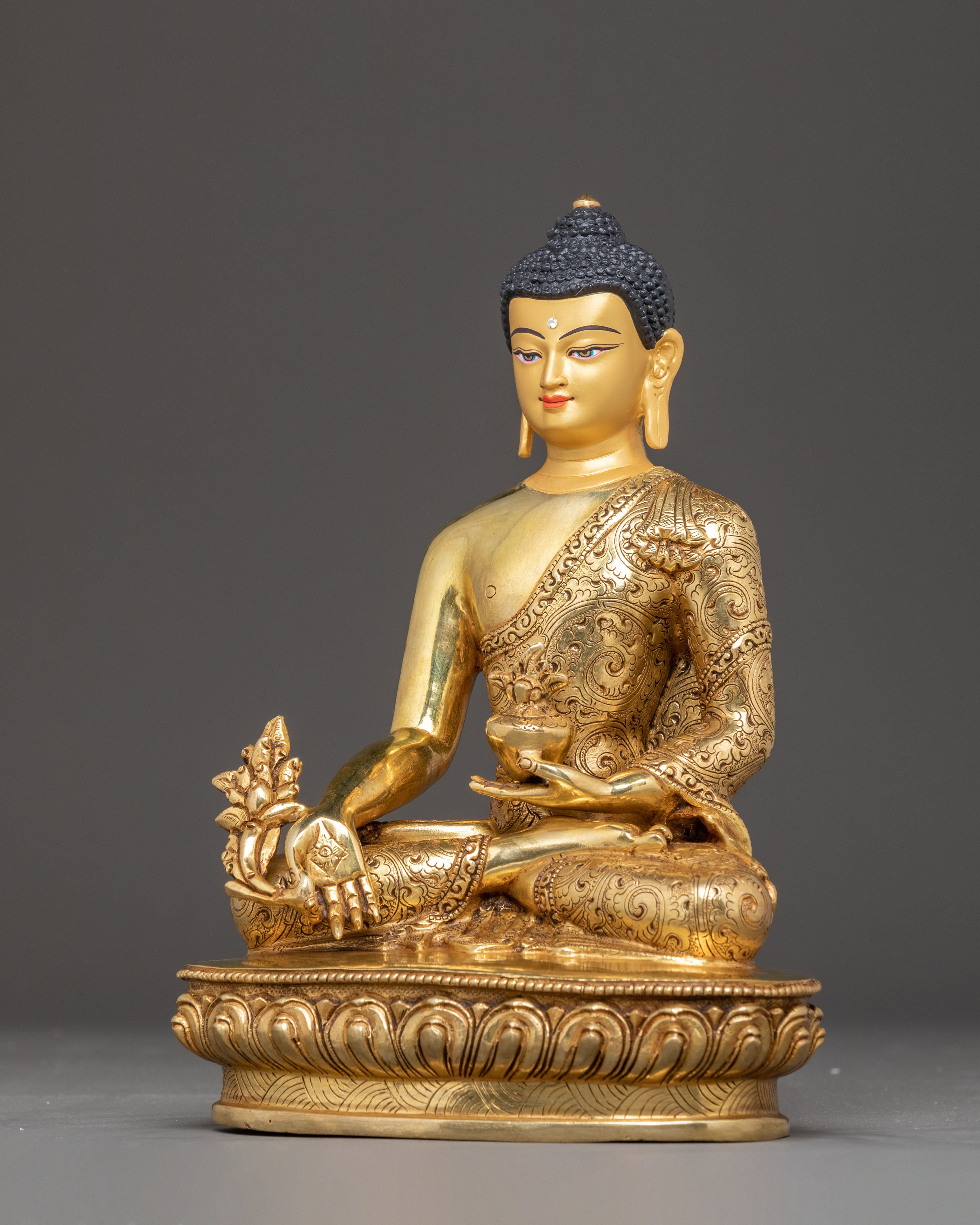 Serene Radiant Healing Buddha Statue | Symbol of Enlightenment