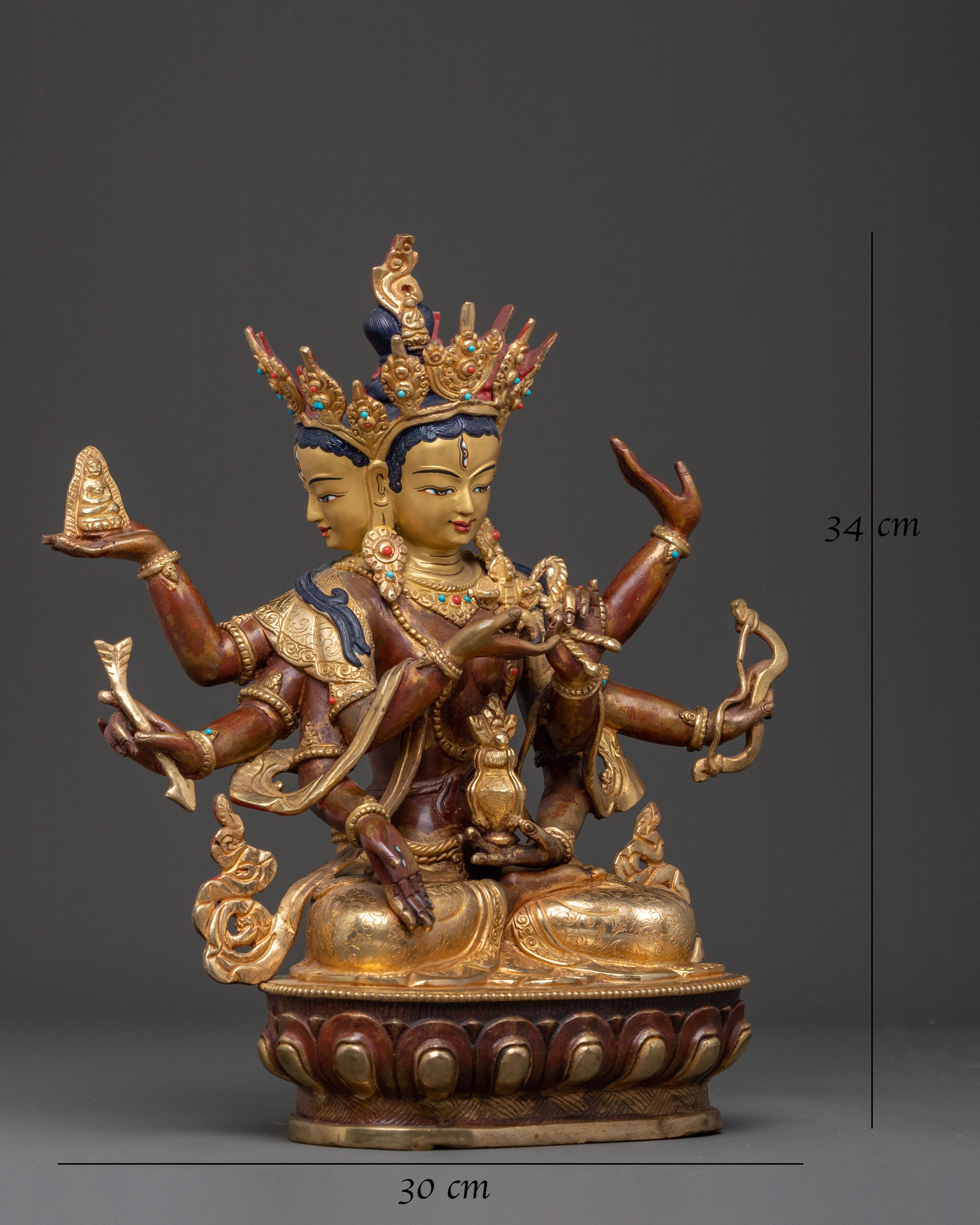 Namgyalma: 24K Gold Gilded Blessing Statue