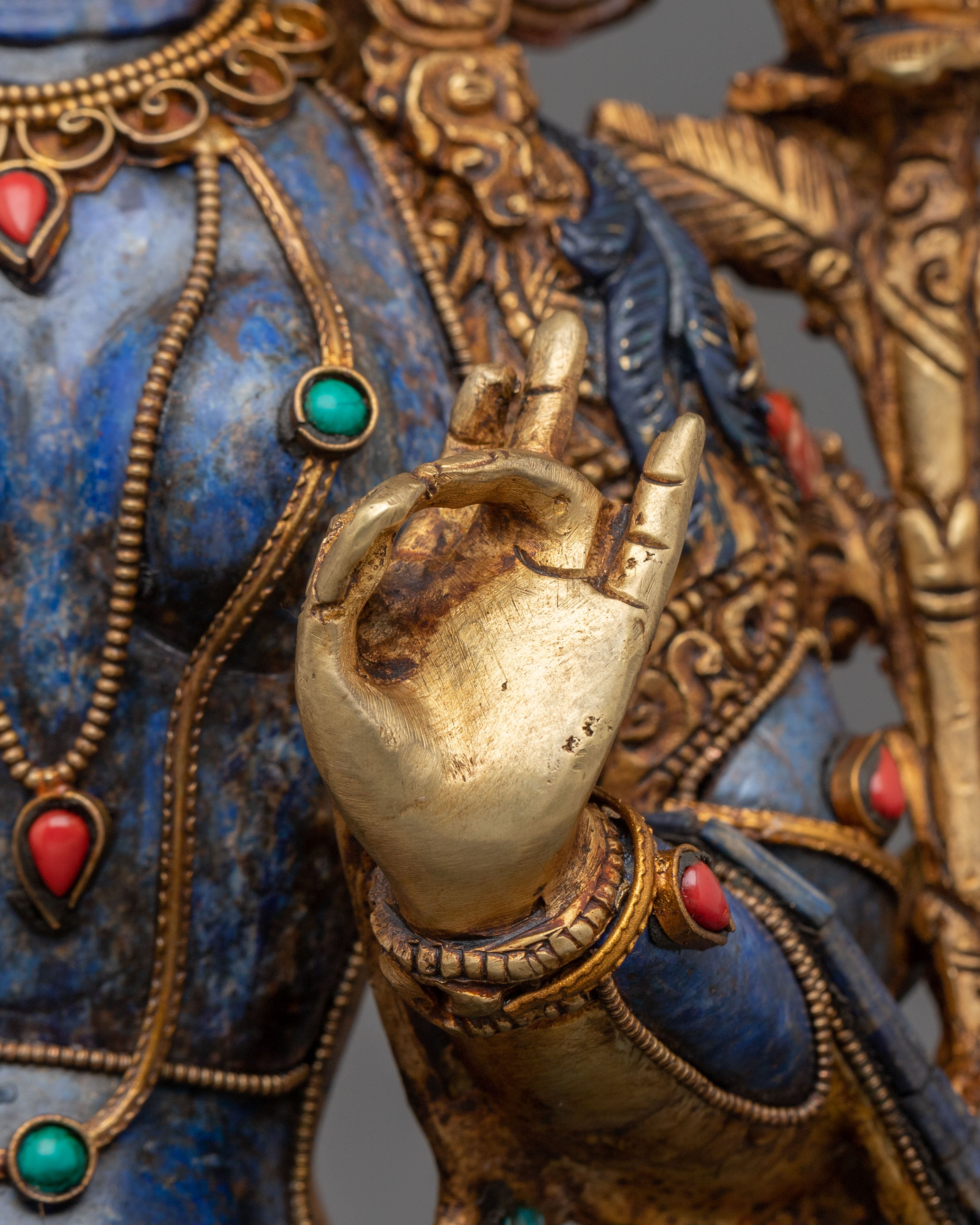 Green Tara Liberating Statue | Handcrafted Serenity