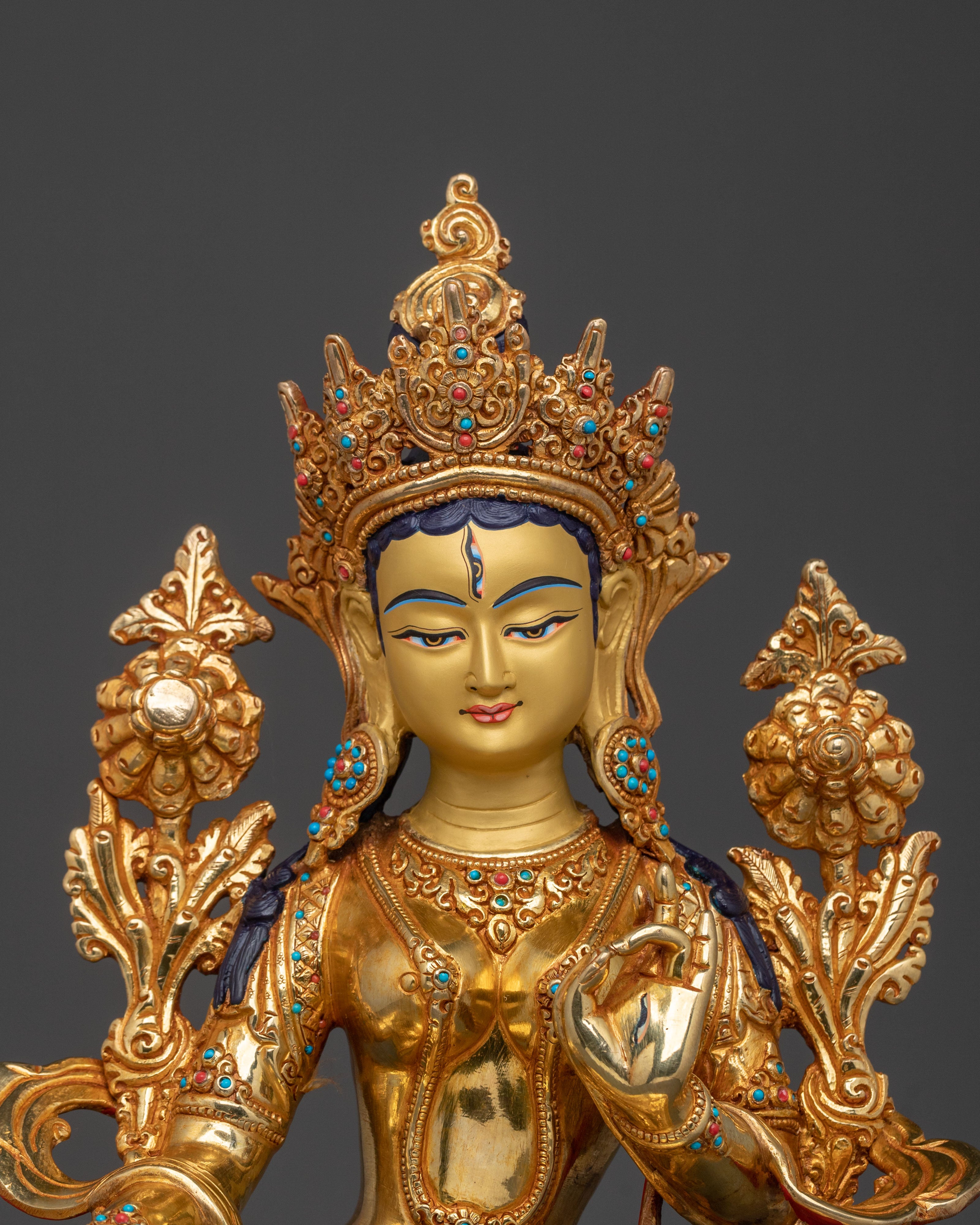White Tara Sacred Statue | Buddhist Goddess