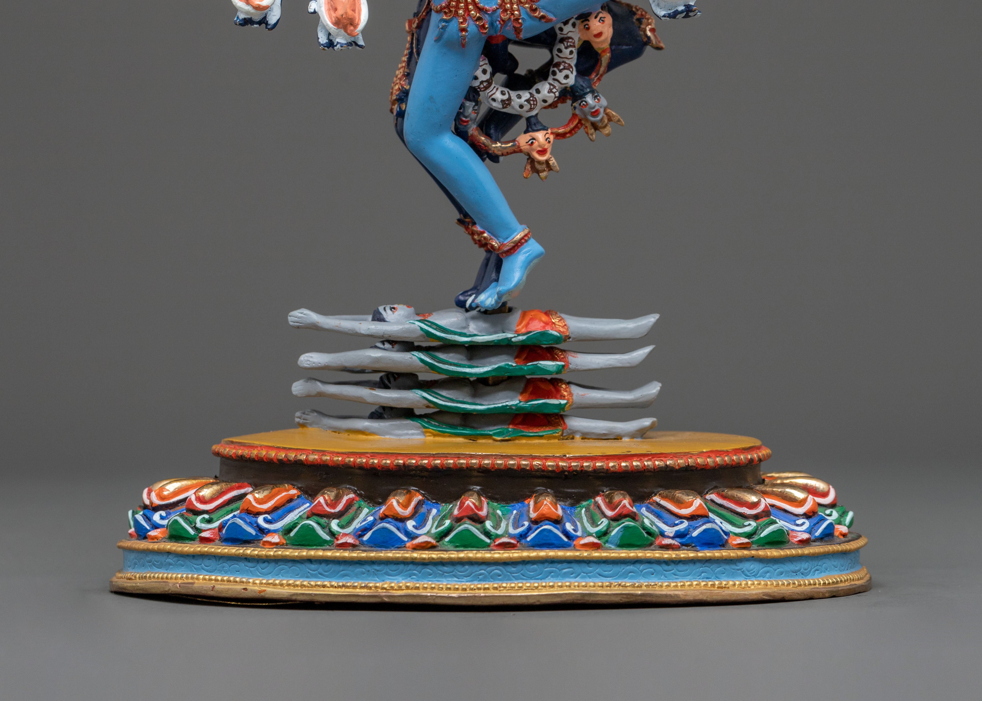 Hevajra Sacred Sculpture: Buddhist Altar Sculpture