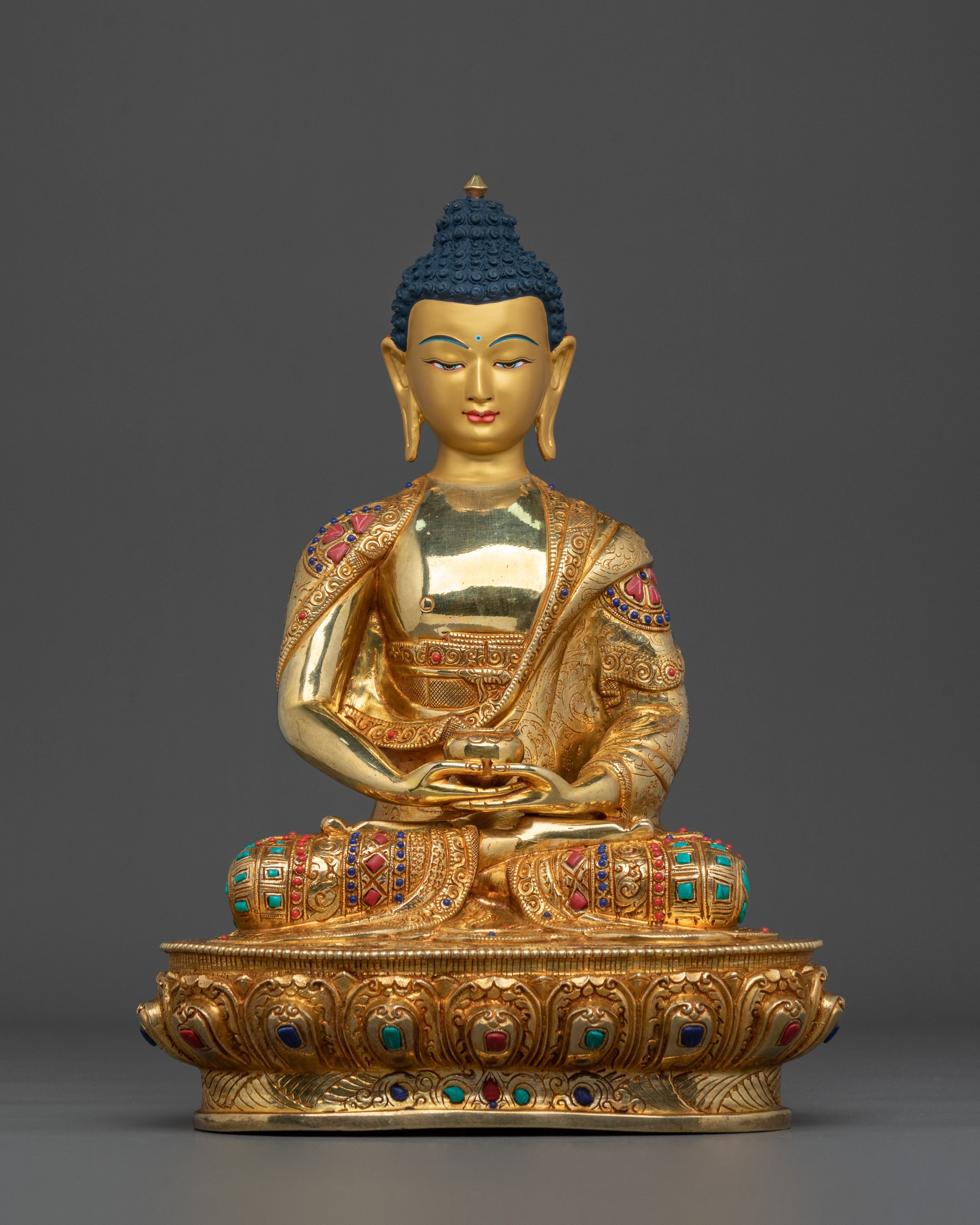 Divine Three Buddha Statue Set | Handcrafted Nepal Artistry