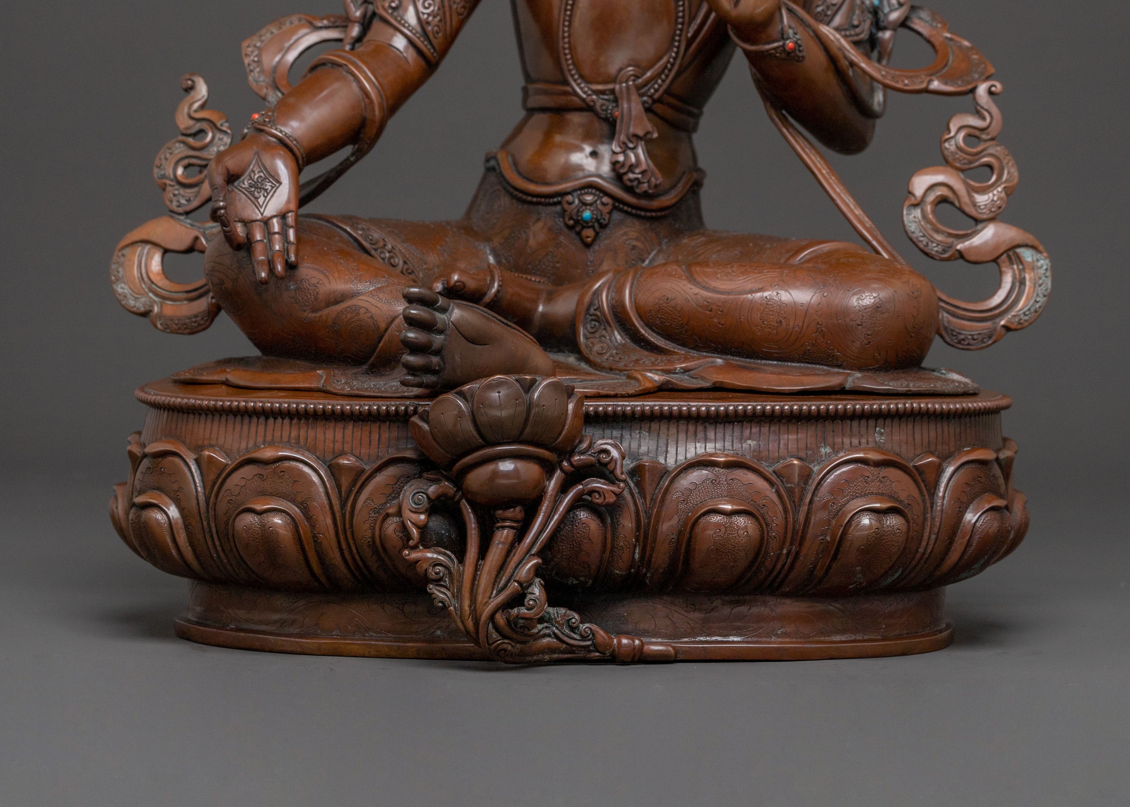 Swift Savior Goddess Green Tara Statue | A Symbol of Compassion