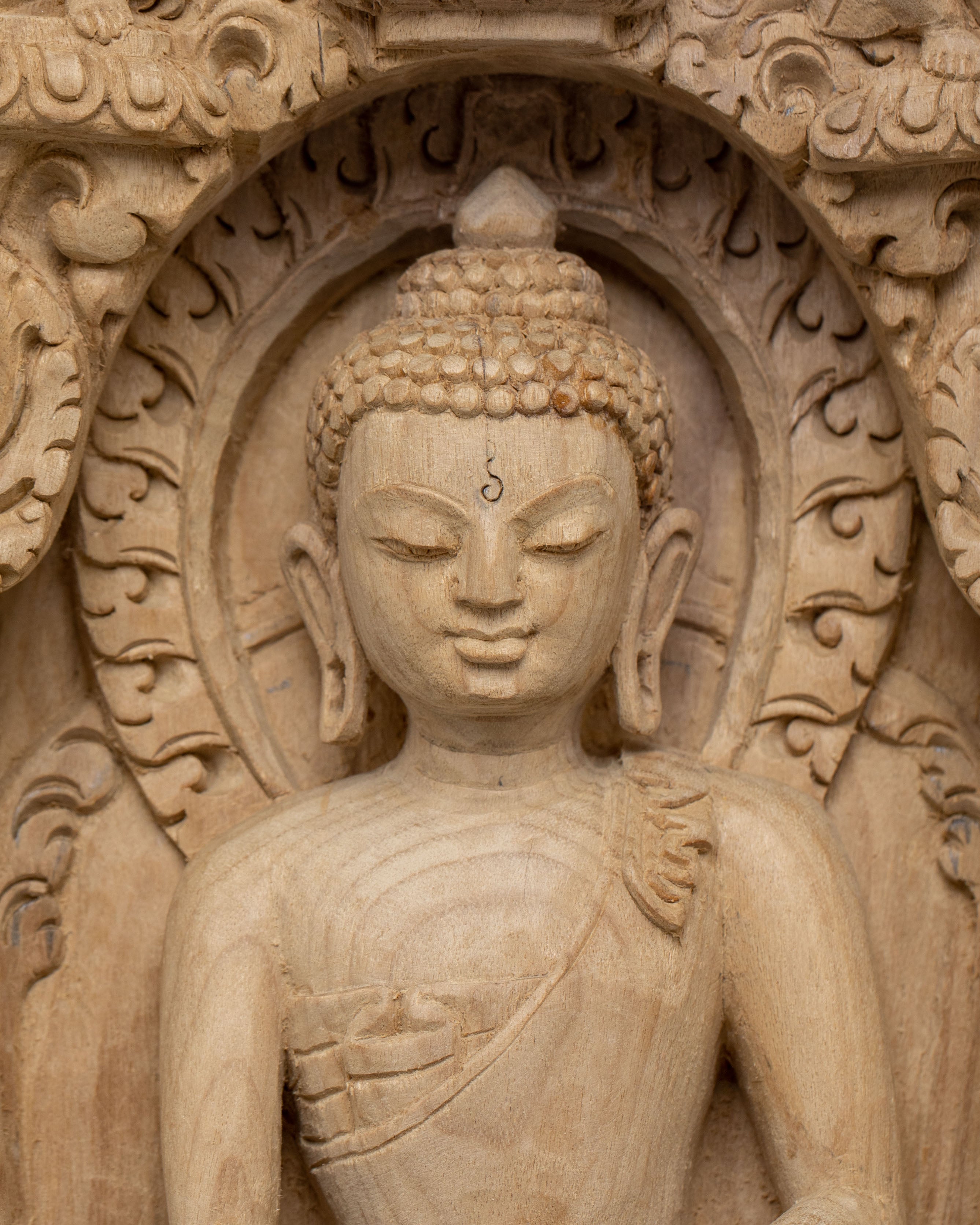 Shakyamuni Buddha Spiritual Wooden Sculpture | Available for Commision