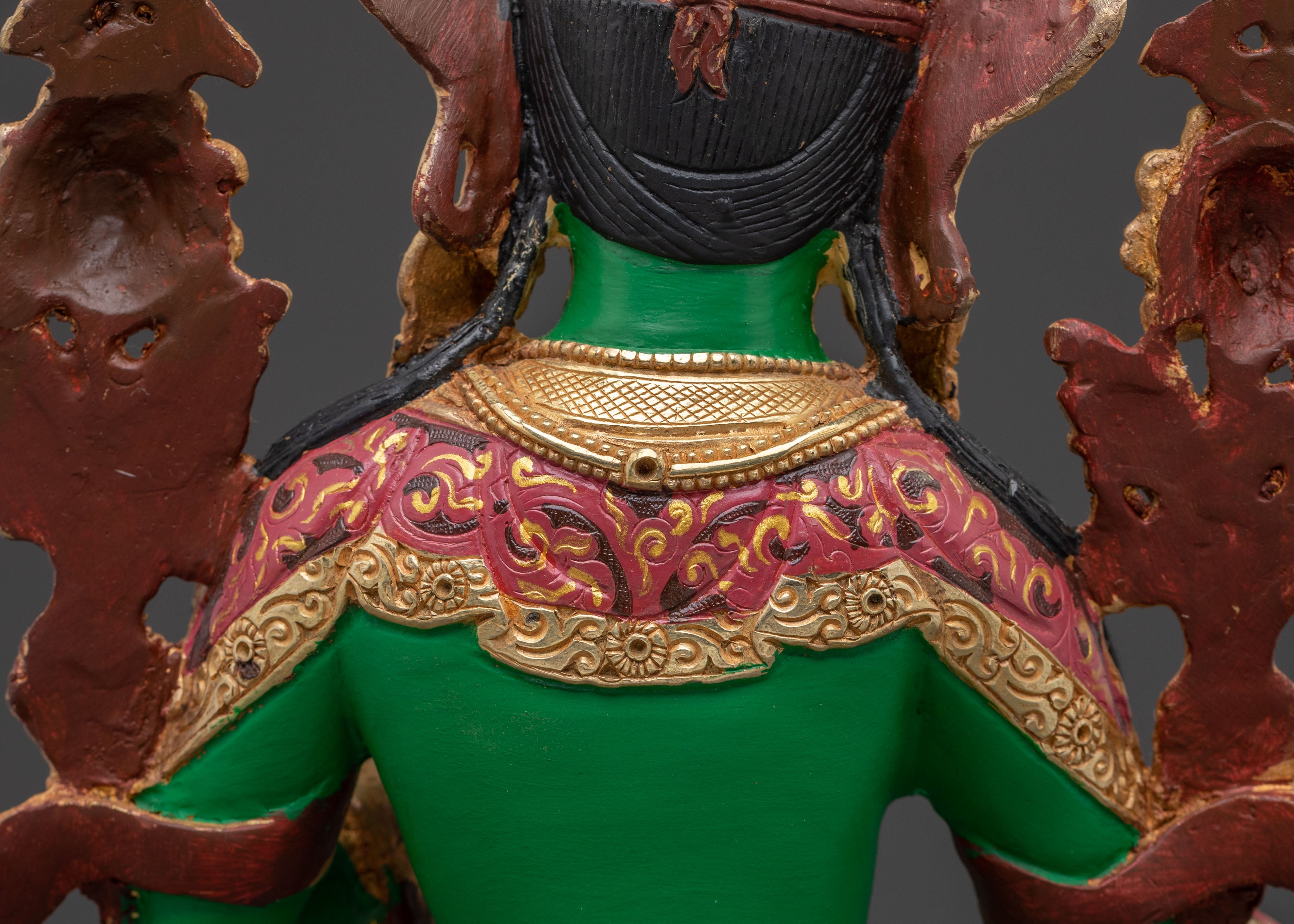 Protector Green Tara Statue – Meditational Decor