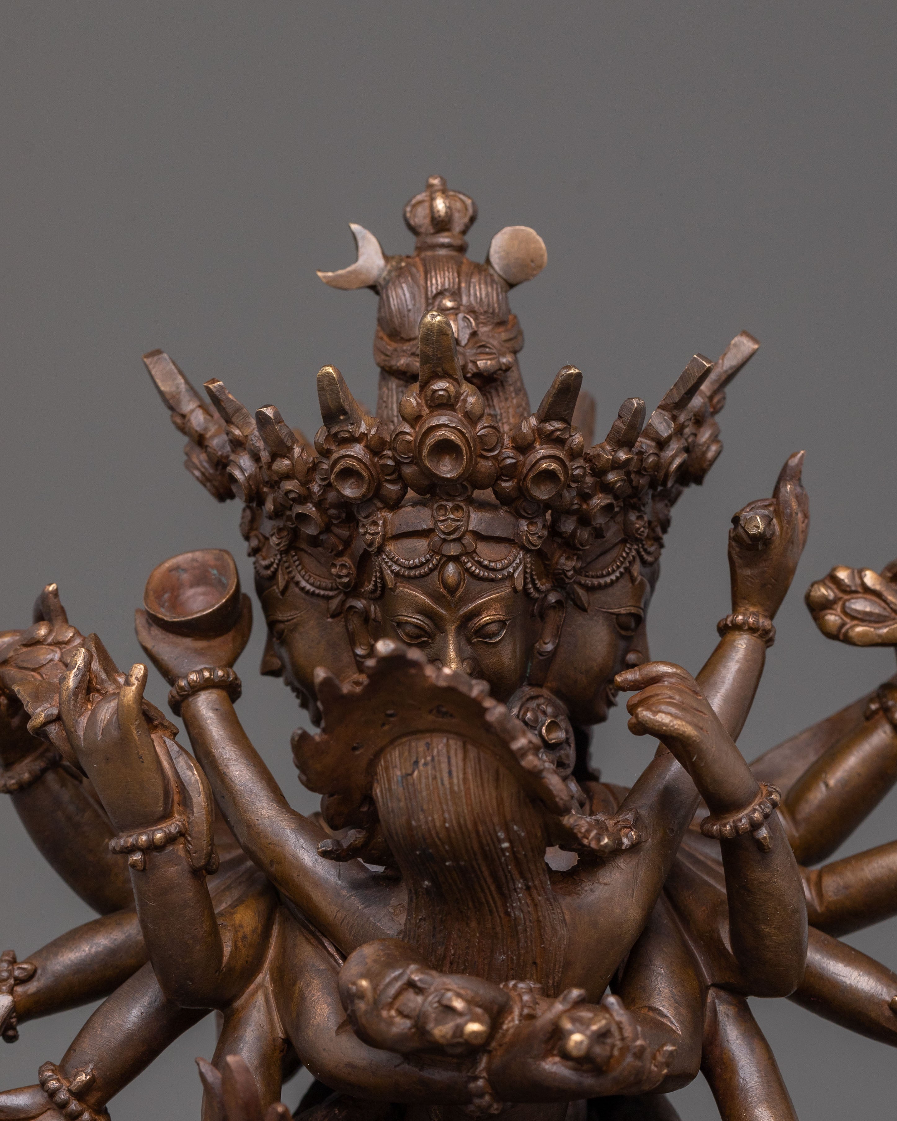 Chakrasamvara Altar Statue | Tantric Buddhist Deity