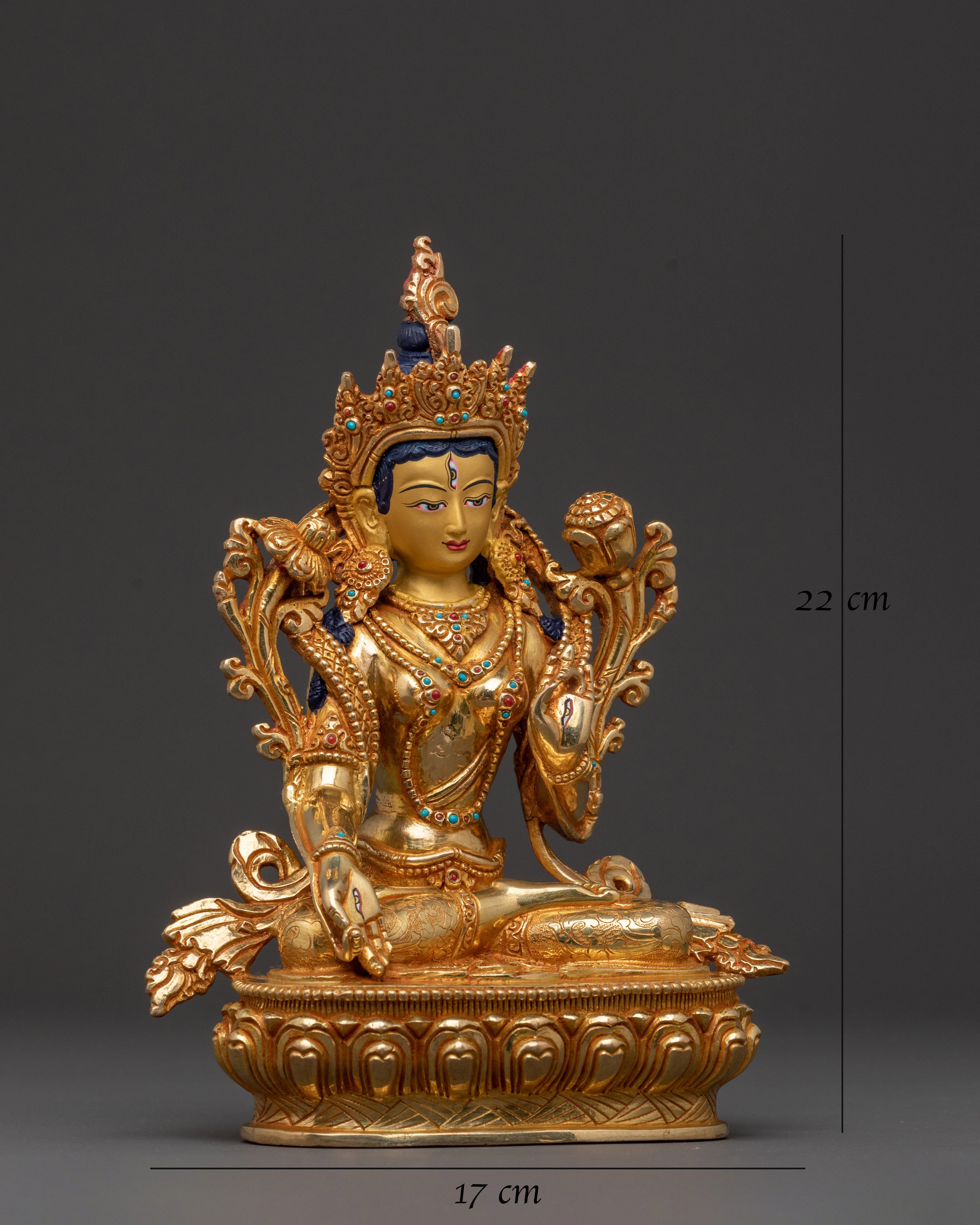 Guardian White Tara Statue | Tibetan Goddess