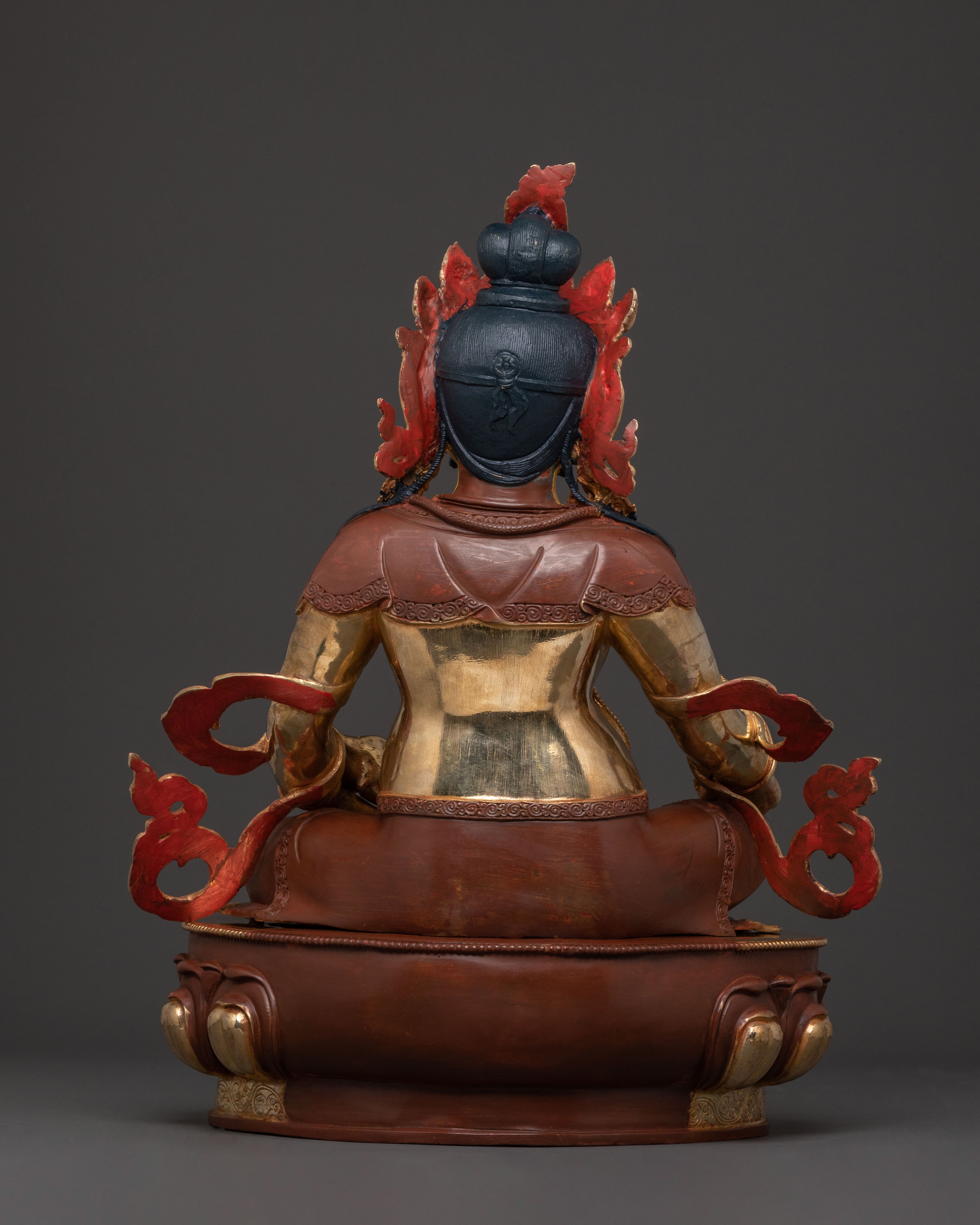 Golden Dzambhala Prosperity Statue | Handcrafted in Nepal