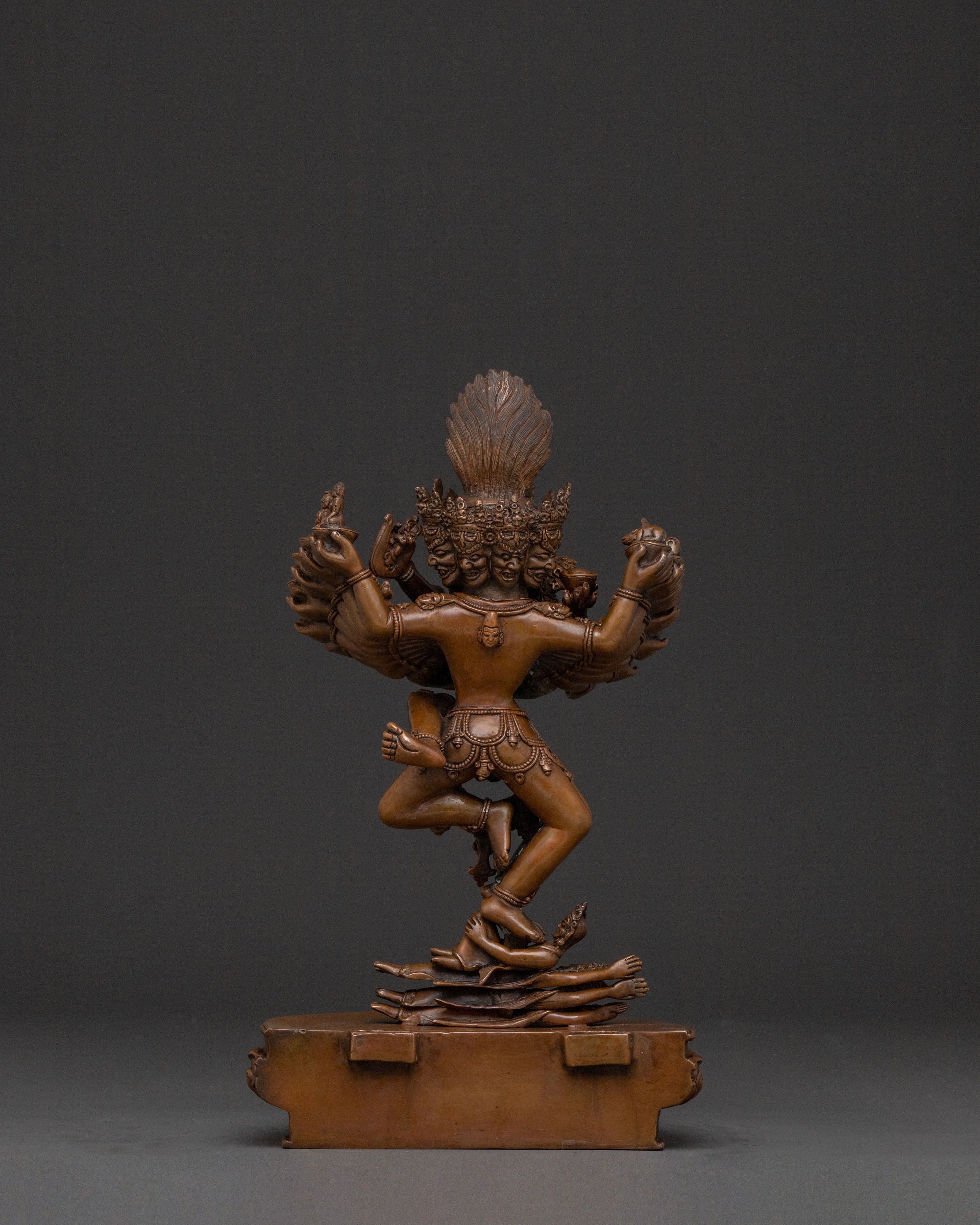 Hevajra Tantric Deity Statue | Fierce Protector of Vajrayana Wisdom