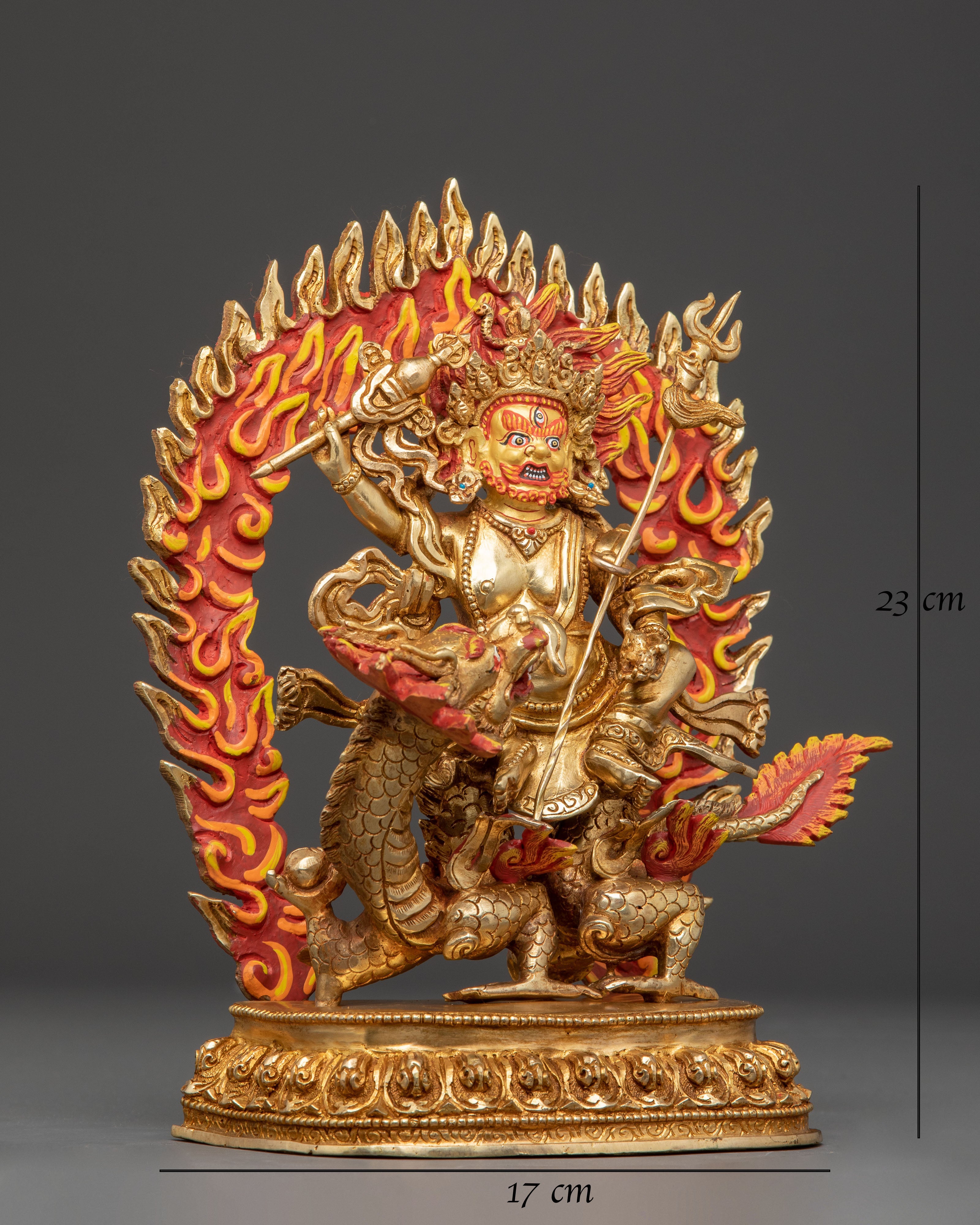 White Dzambhala Statue: Buddhist God of Wealth