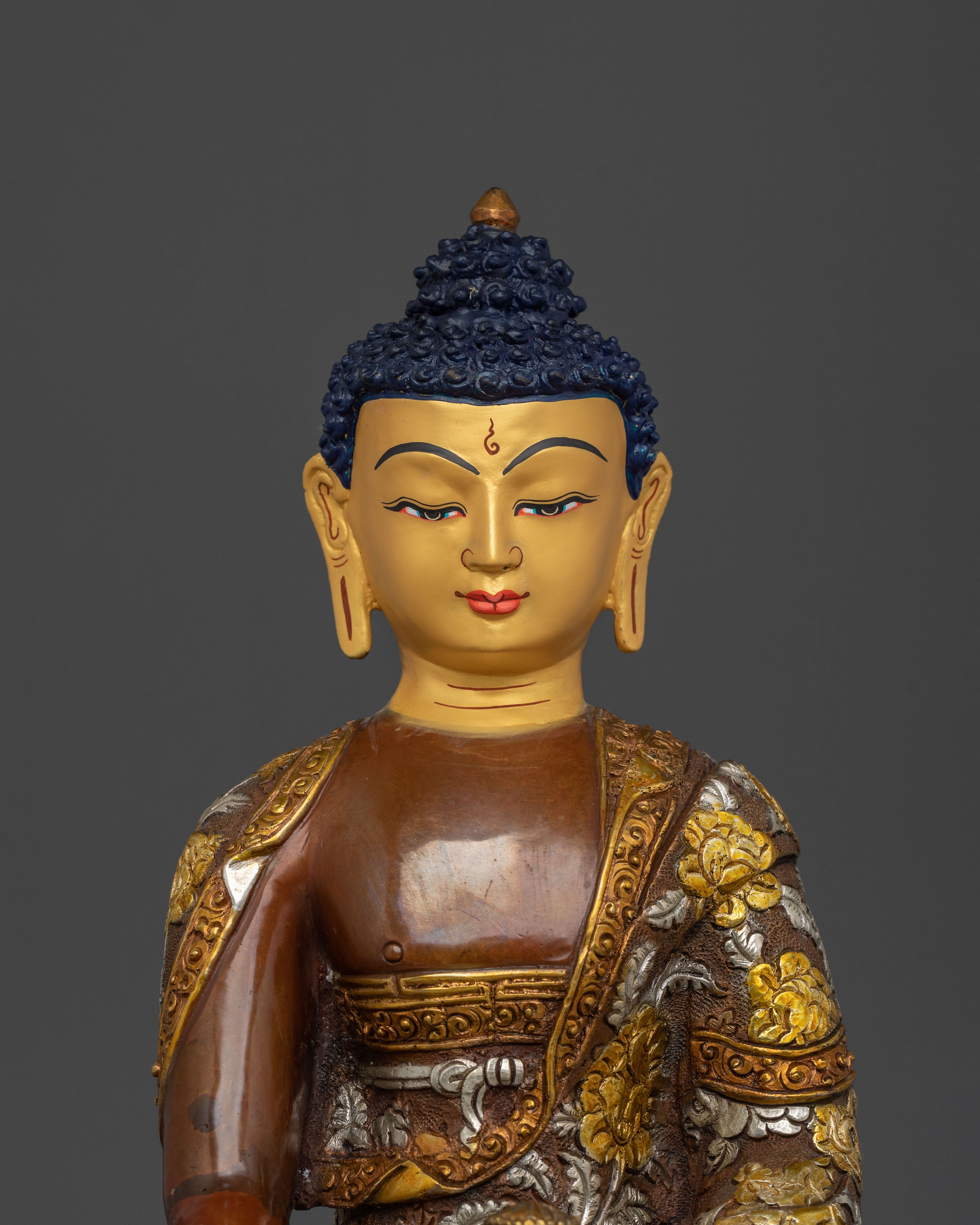 Handcrafted Himalayan Buddha Shakyamuni Statue
