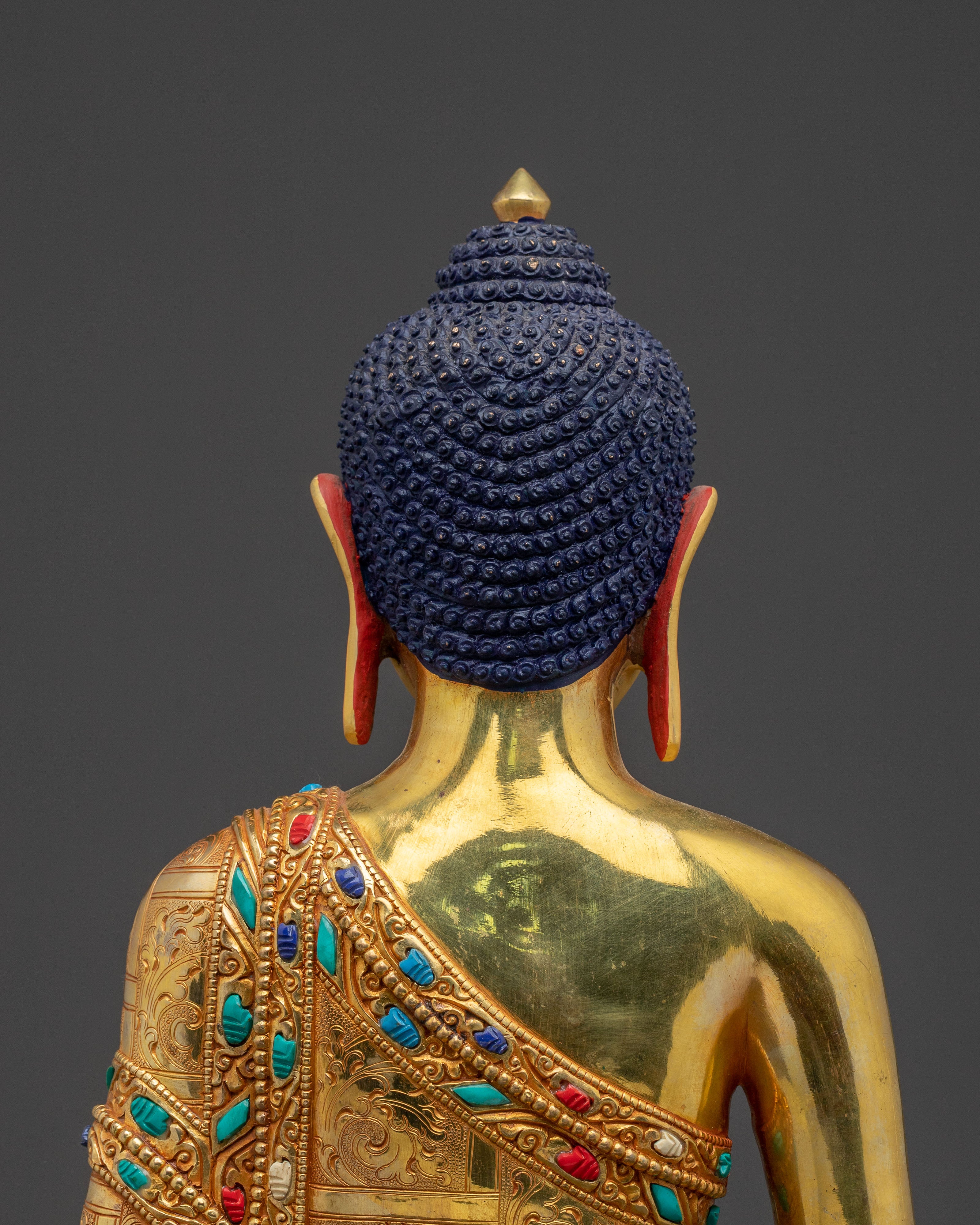 Amitabha Buddha Divine Peace Statue – Hand-Gilded Art