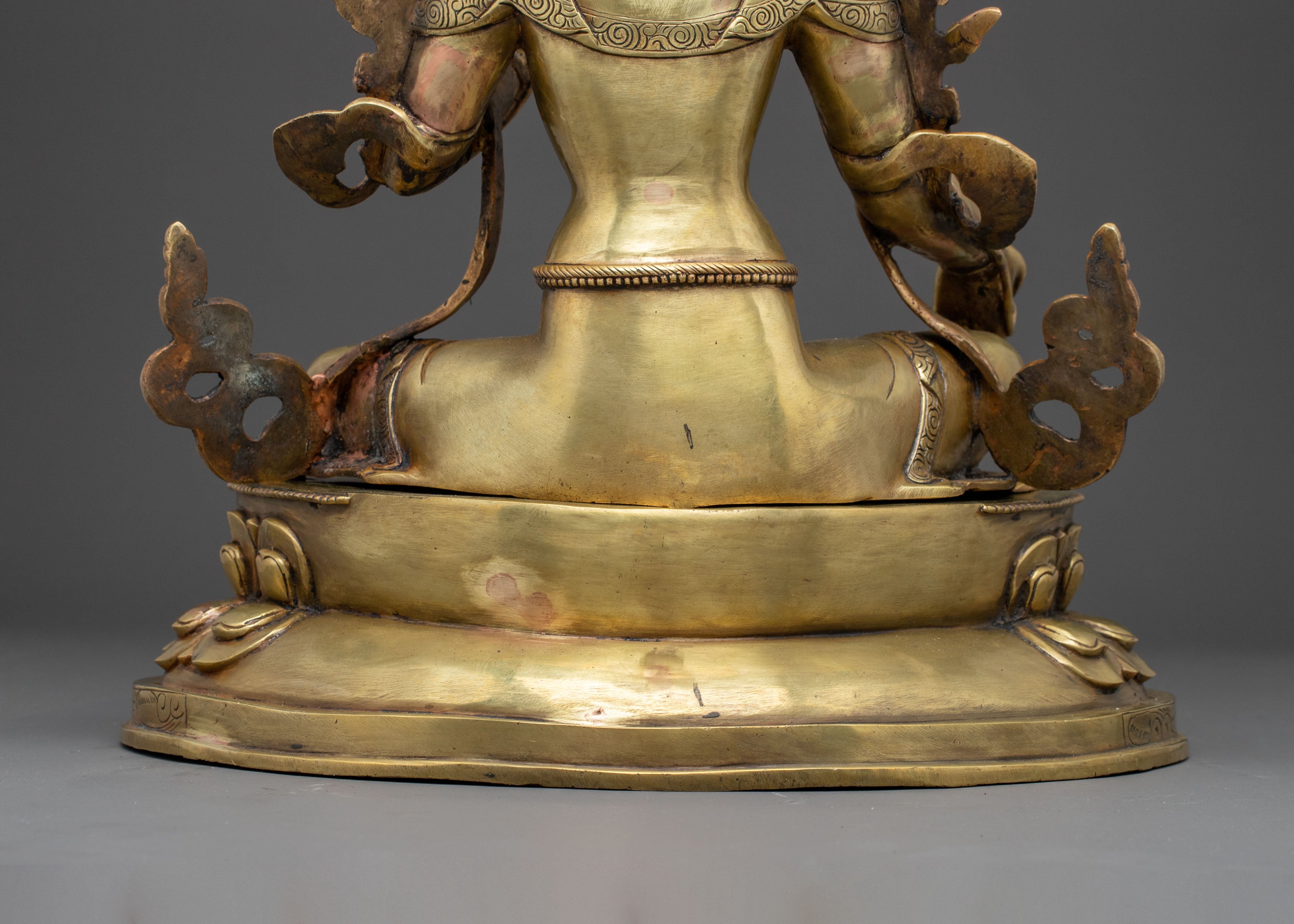 Green Tara Statue: Embodiment of Enlightened Action
