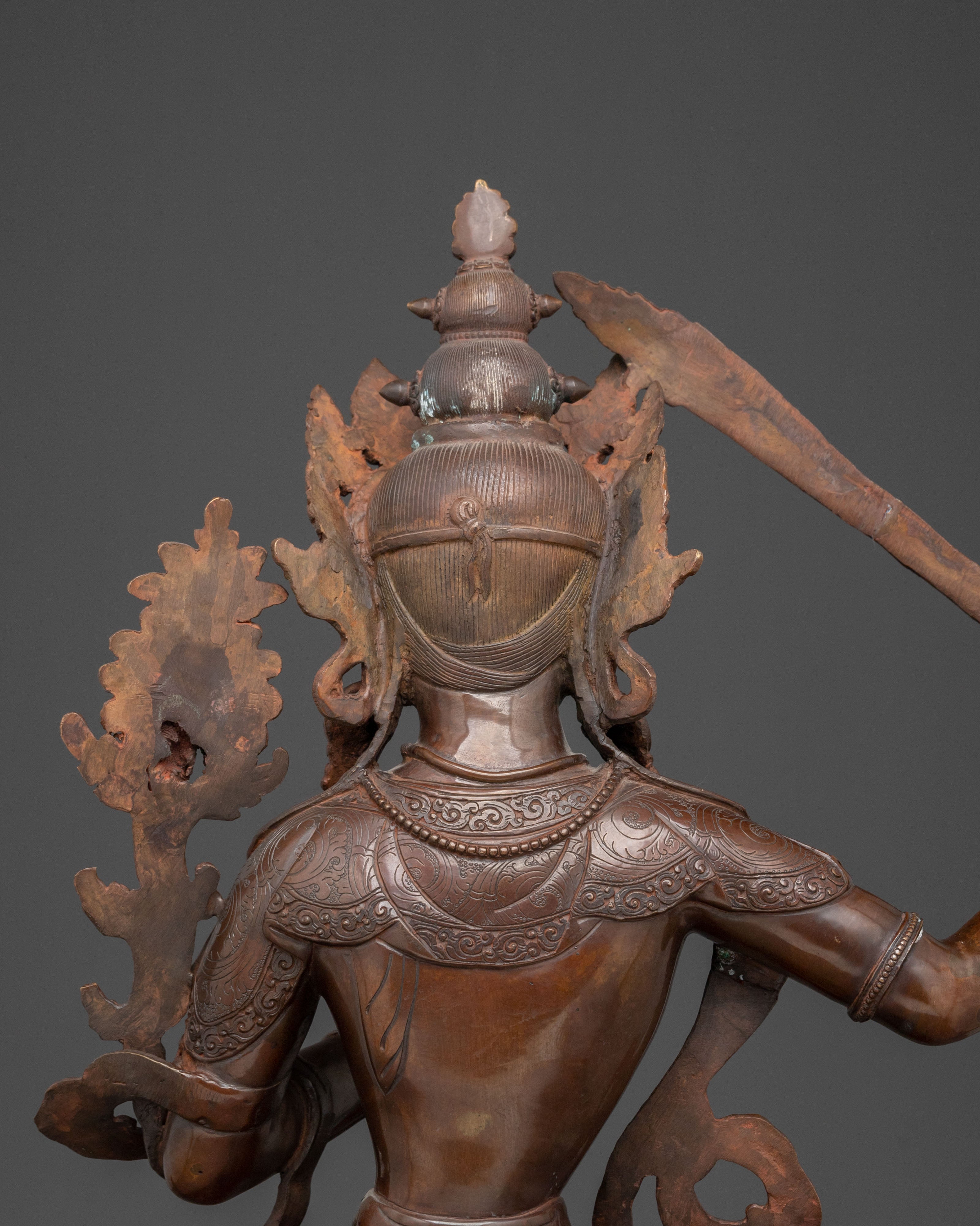 Manjushri Statue of Sacred Wisdom | Meditation Altar Sculpture