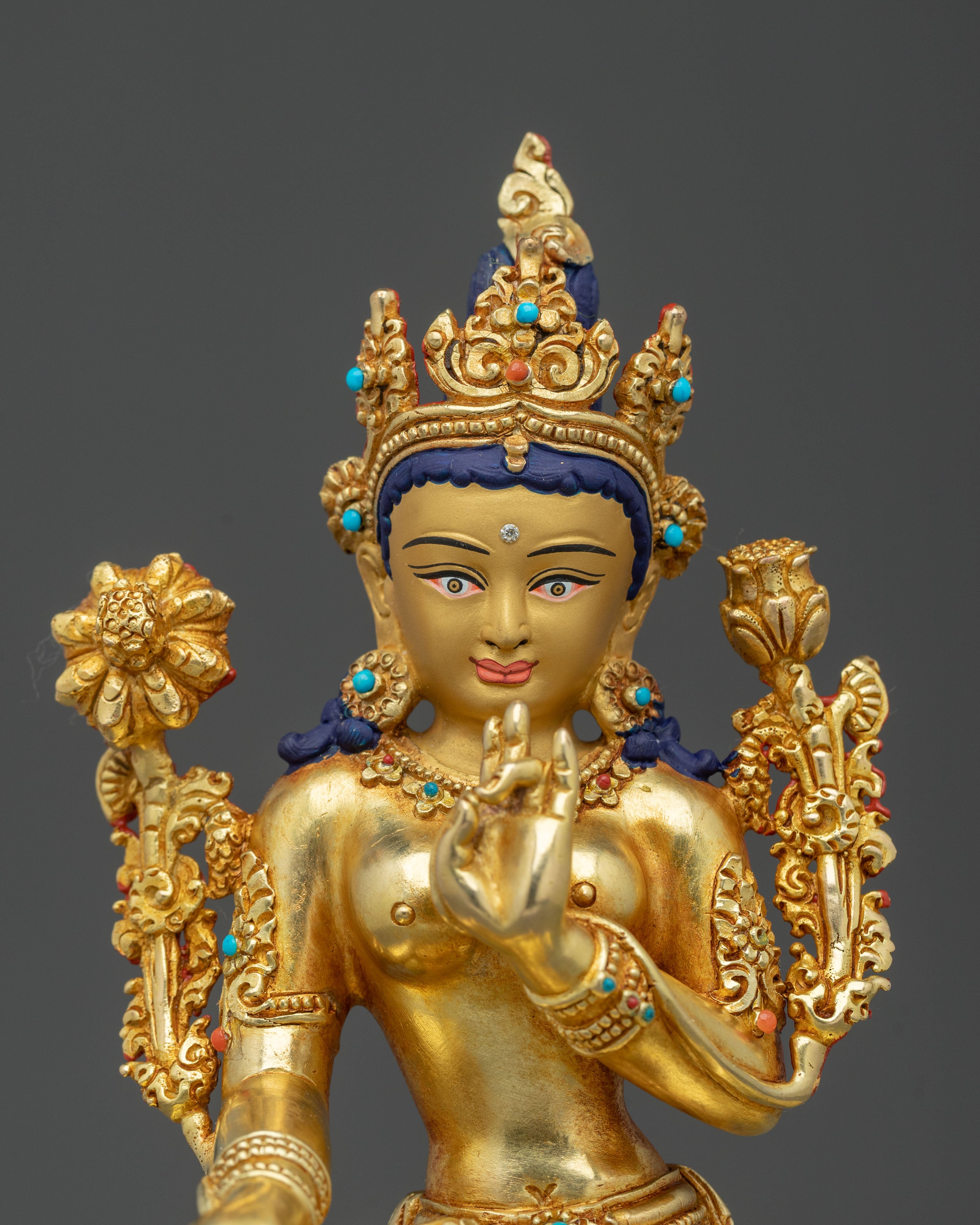 Green Tara Statue: Guardian of Compassion