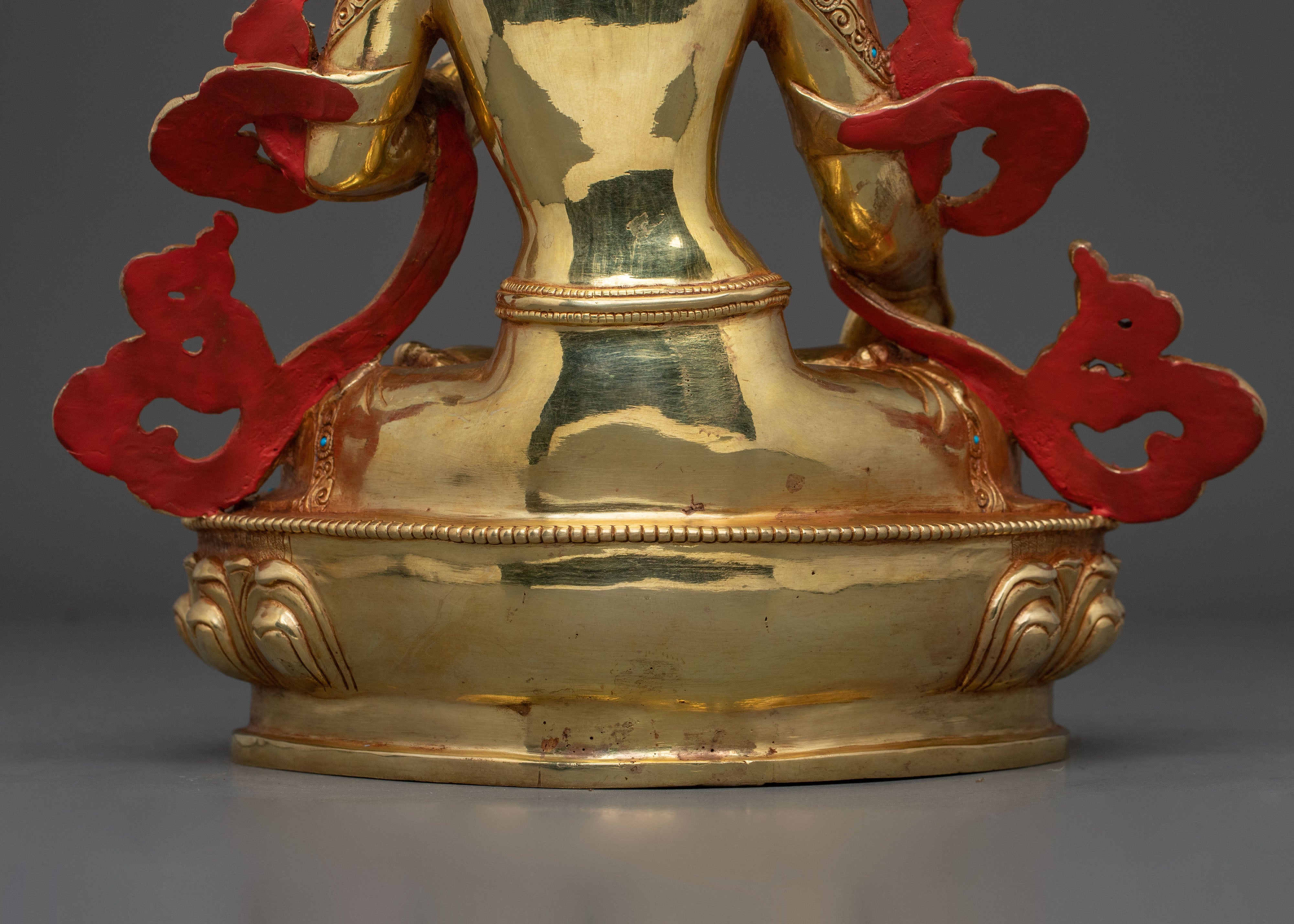 Handmade White Tara Goddess Sculpture | Meditation Altar Decor