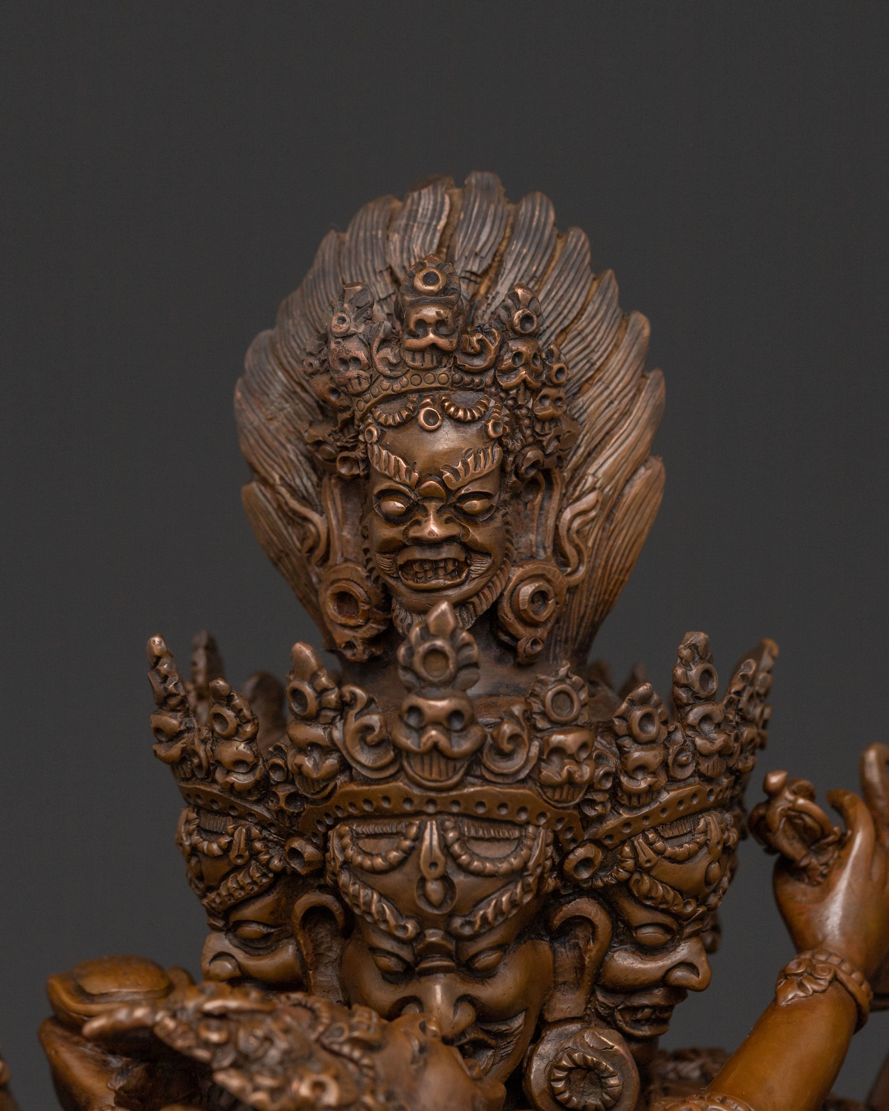 Hevajra Tantric Deity Statue | Fierce Protector of Vajrayana Wisdom